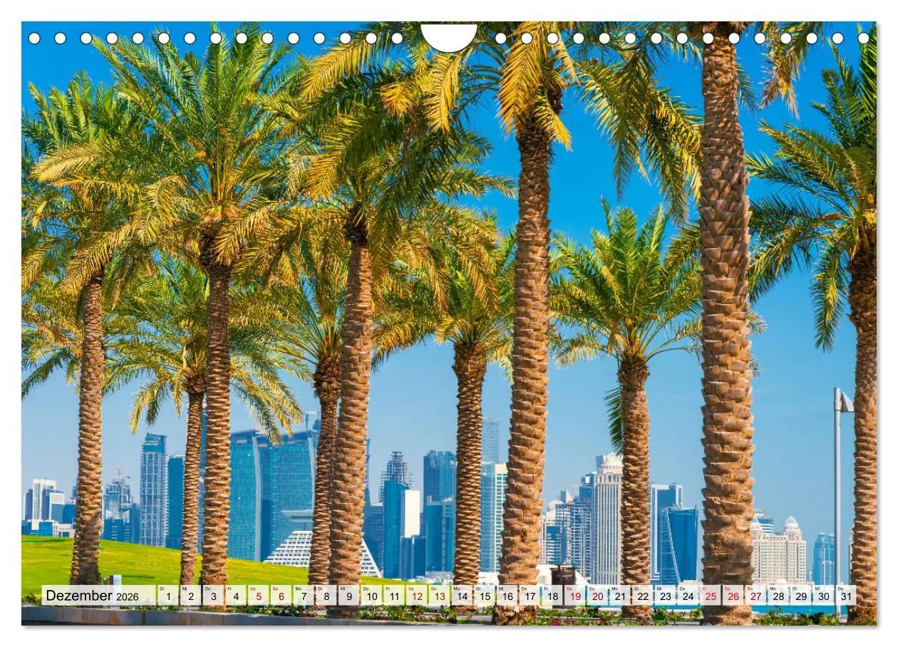 Bild: 9783457711859 | Doha - Hauptstadt von Katar (Wandkalender 2026 DIN A4 quer),...