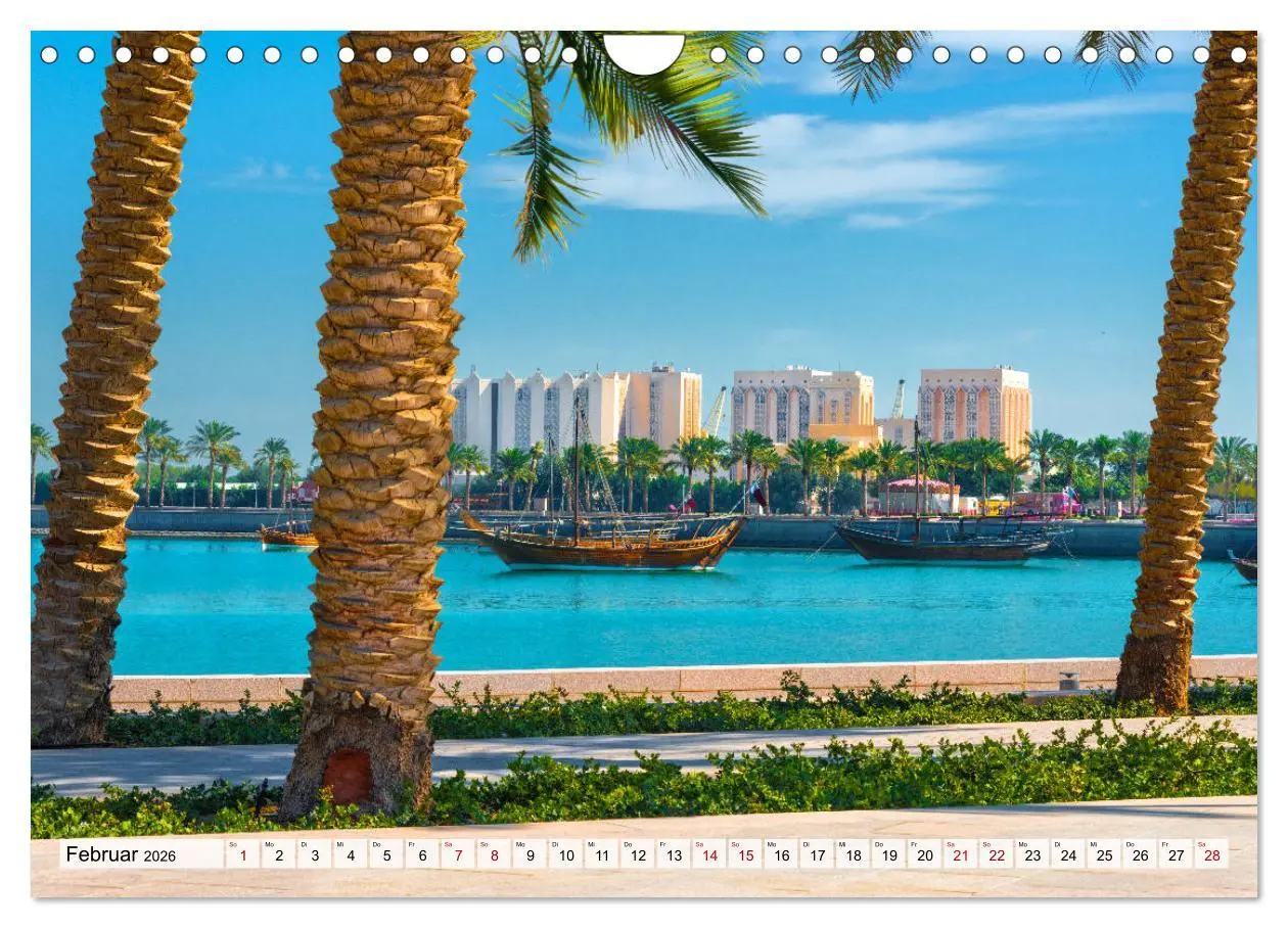 Bild: 9783457711859 | Doha - Hauptstadt von Katar (Wandkalender 2026 DIN A4 quer),...