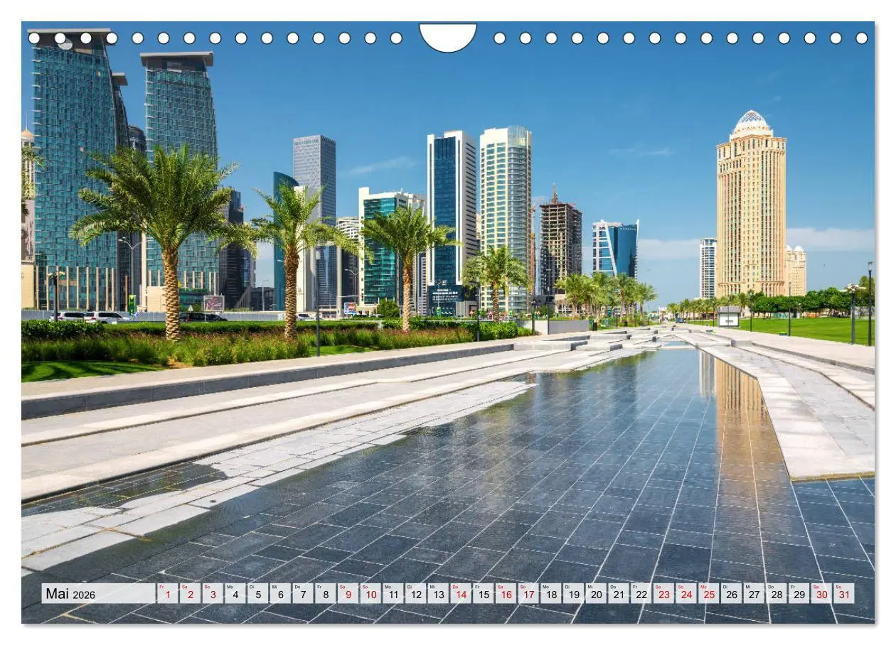 Bild: 9783457711859 | Doha - Hauptstadt von Katar (Wandkalender 2026 DIN A4 quer),...