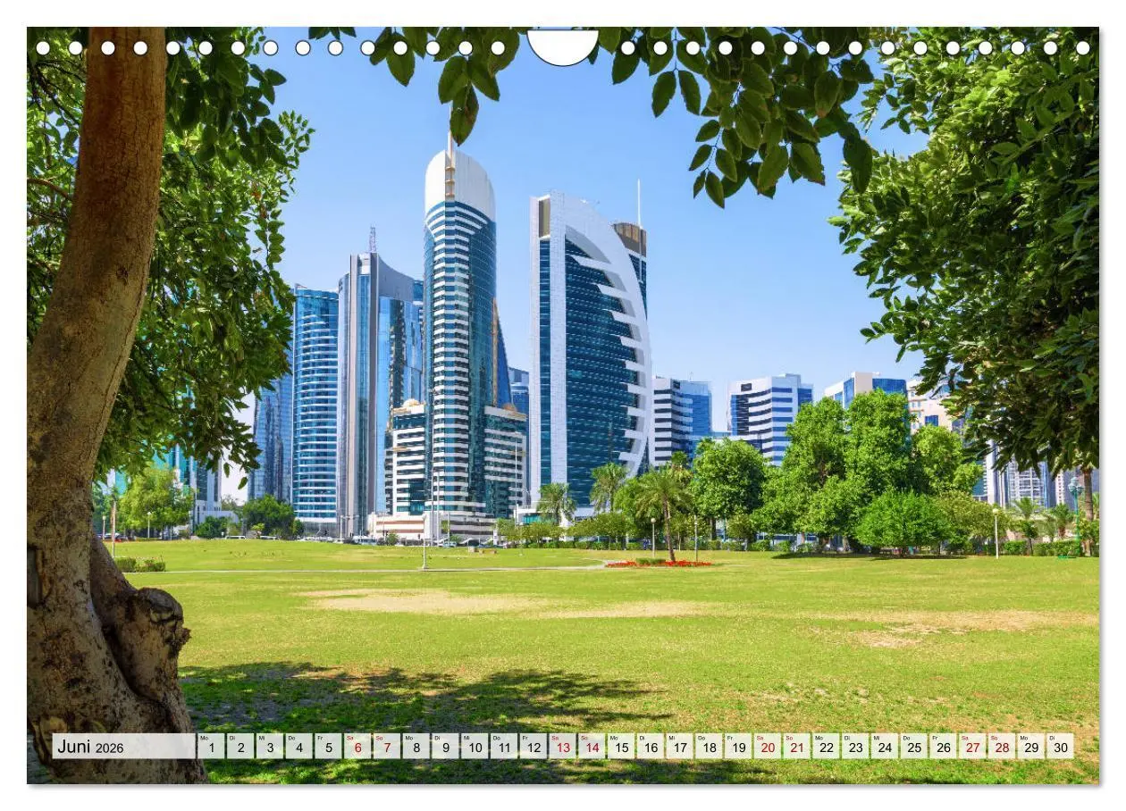 Bild: 9783457711859 | Doha - Hauptstadt von Katar (Wandkalender 2026 DIN A4 quer),...