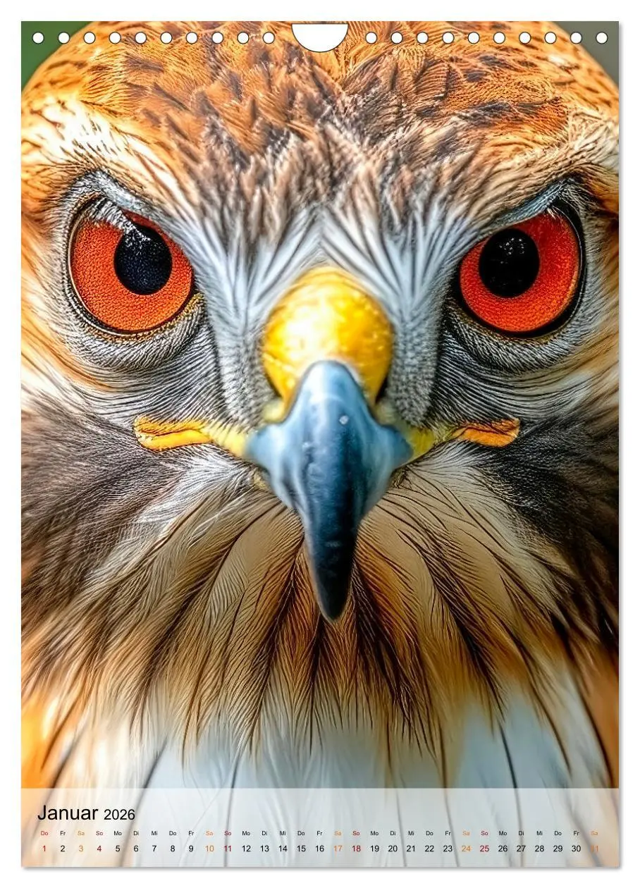 Bild: 9783516281859 | Vögel Porträts (Wandkalender 2026 DIN A4 hoch), CALVENDO...