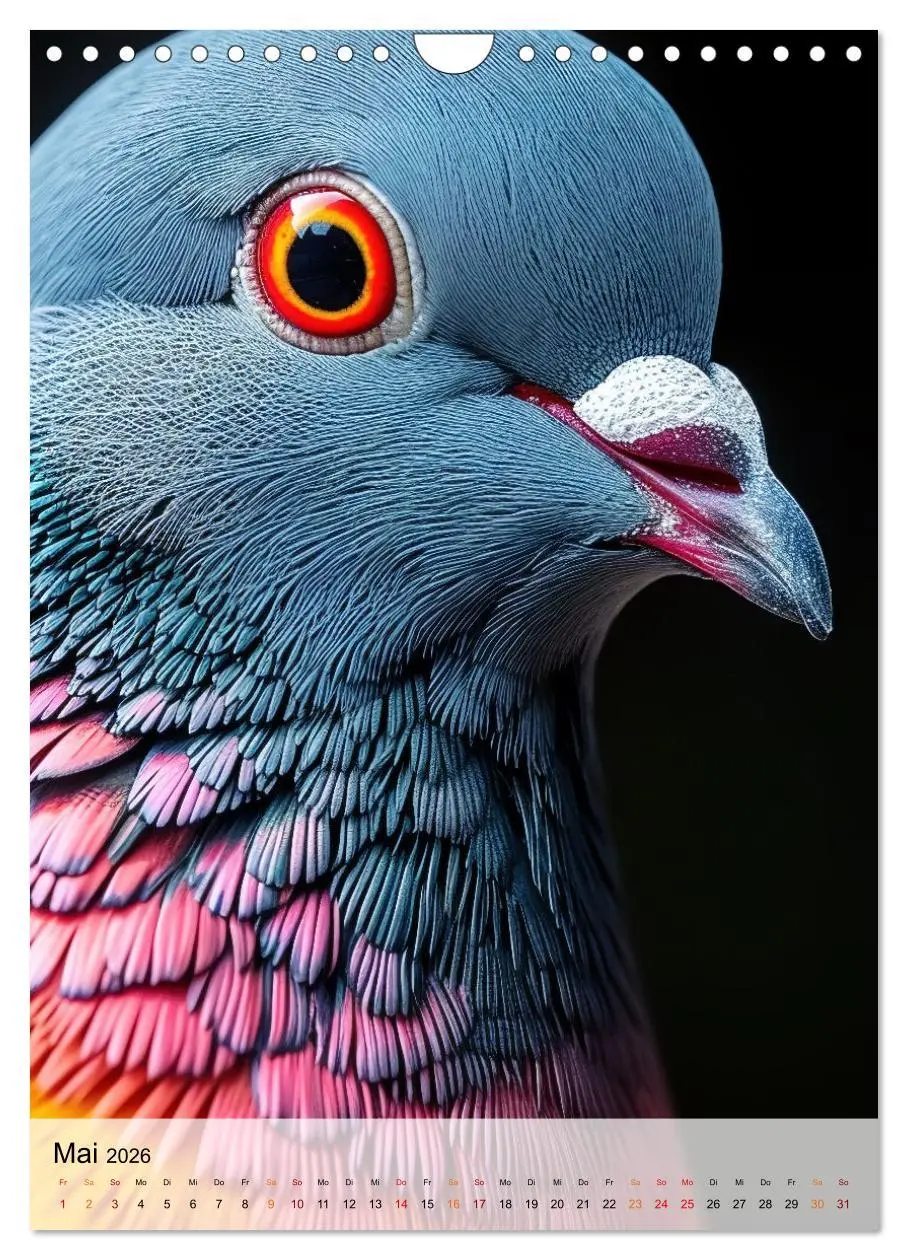 Bild: 9783516281859 | Vögel Porträts (Wandkalender 2026 DIN A4 hoch), CALVENDO...