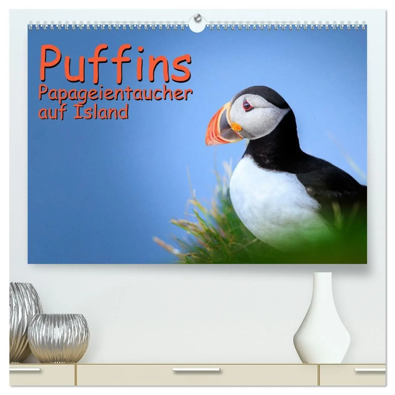 Cover: 9783516661859 | Puffins - Papageientaucher auf Island (hochwertiger Premium...
