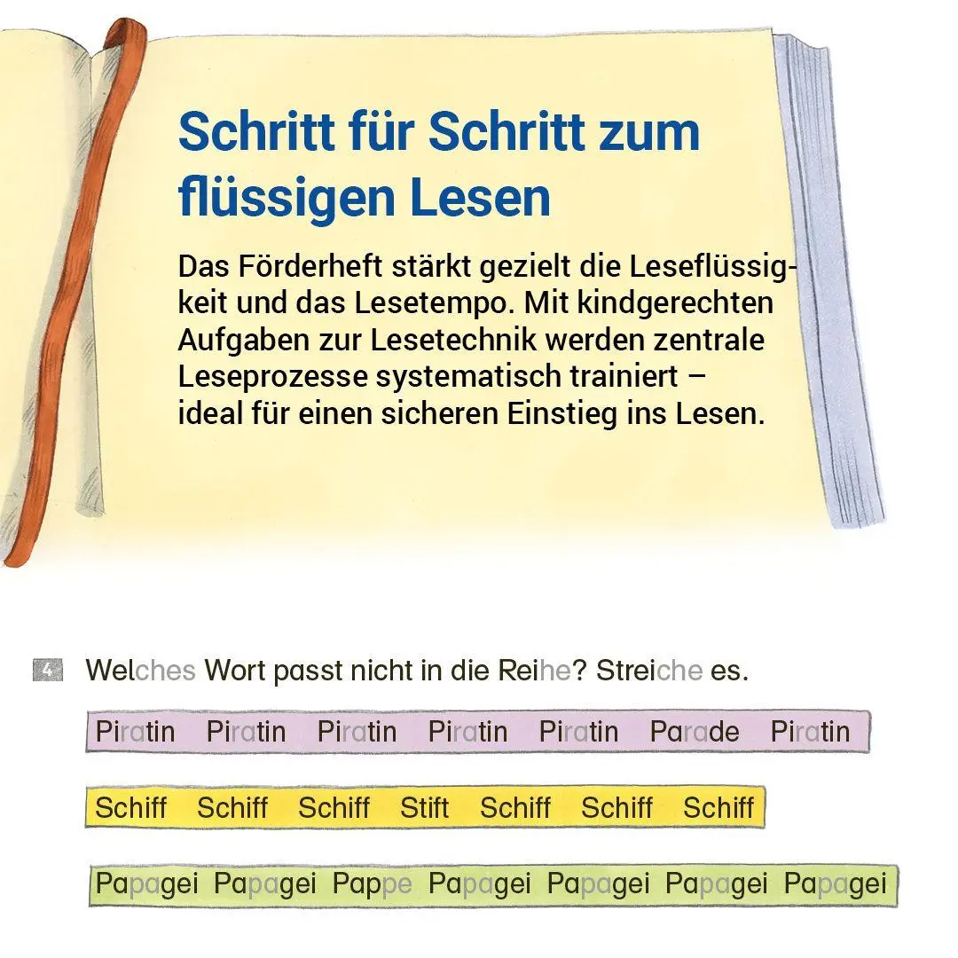 Bild: 9783619241859 | Das Förderheft Lesen 2 | Lesetechnik und Leseflüssigkeit | Stehr