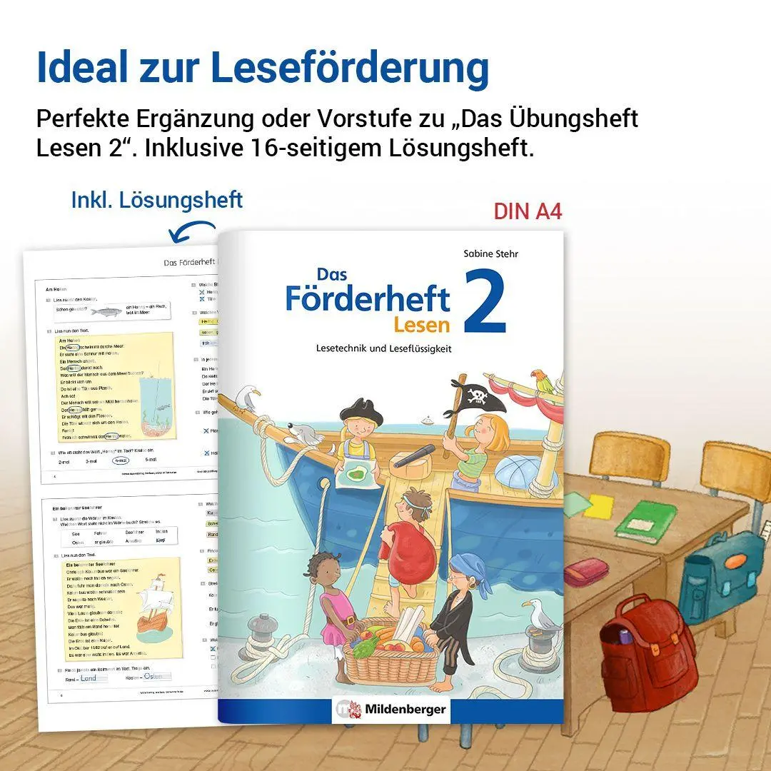 Bild: 9783619241859 | Das Förderheft Lesen 2 | Lesetechnik und Leseflüssigkeit | Stehr