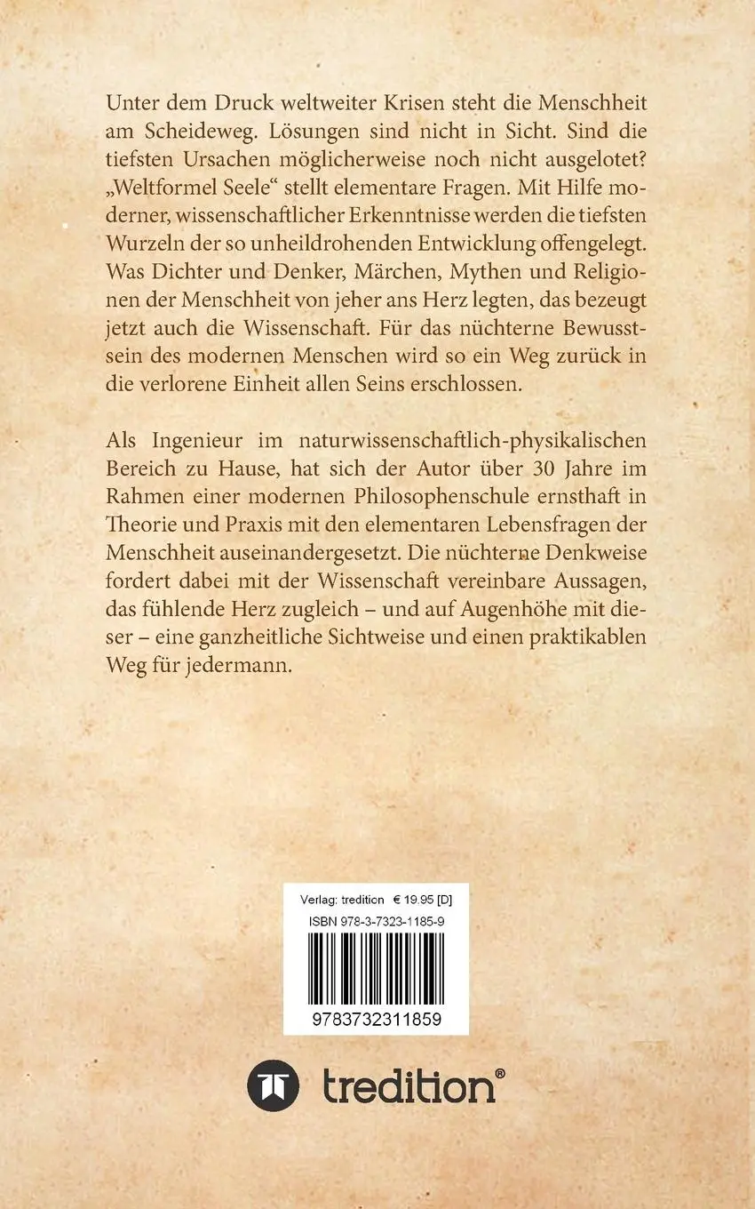 Rückseite: 9783732311859 | Weltformel Seele | Quantensprung der Evolution | Ronald Kahle | Buch