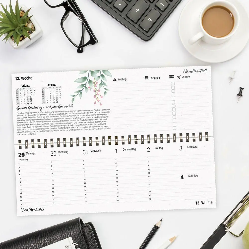 Bild: 4251901511959 | TRÖTSCH - Wochentischkalender Natur 2027 | KG | Kalender | 112 S.