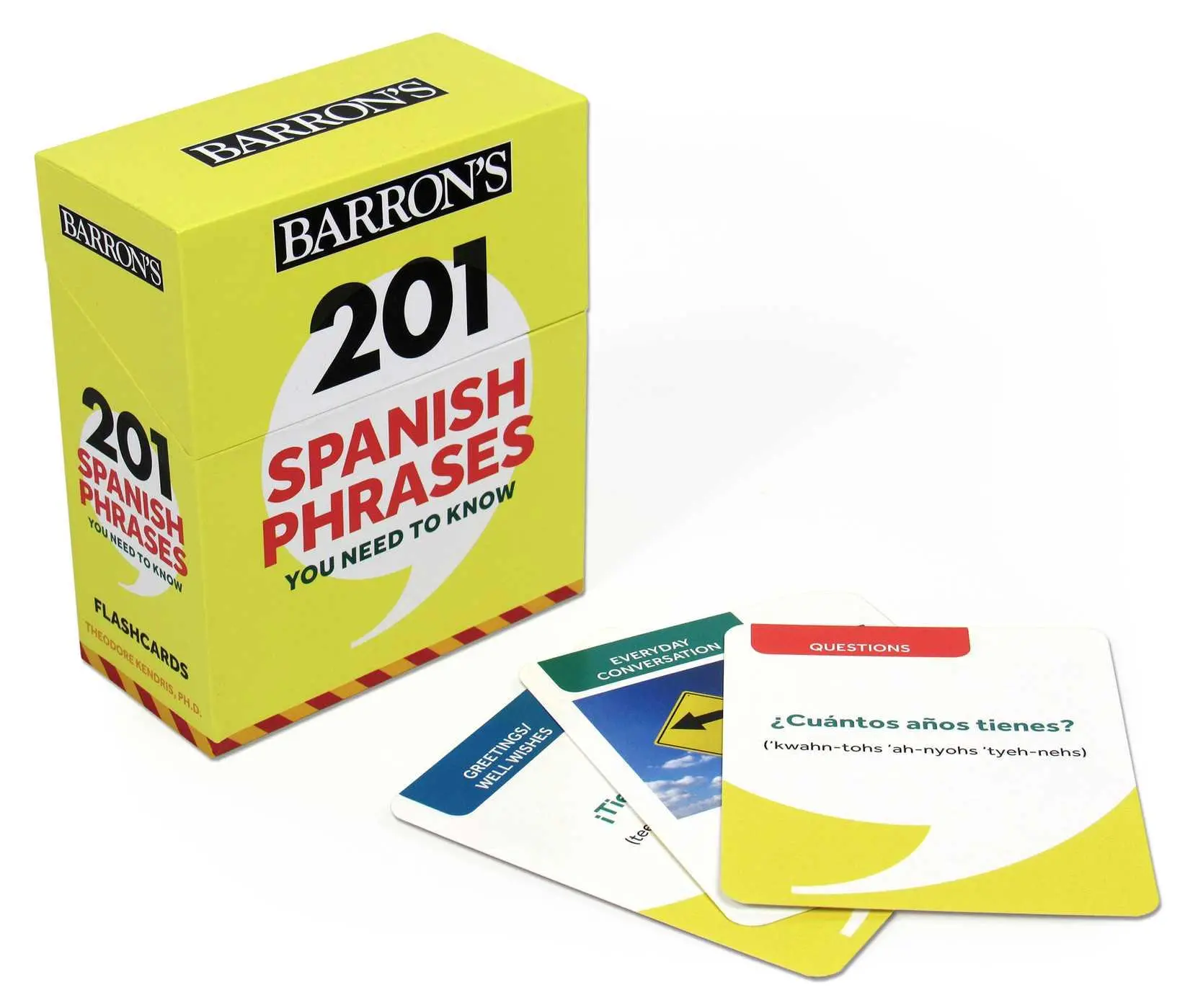 Cover: 9781506261959 | 201 Spanish Phrases You Need to Know Flashcards | Theodore Kendris