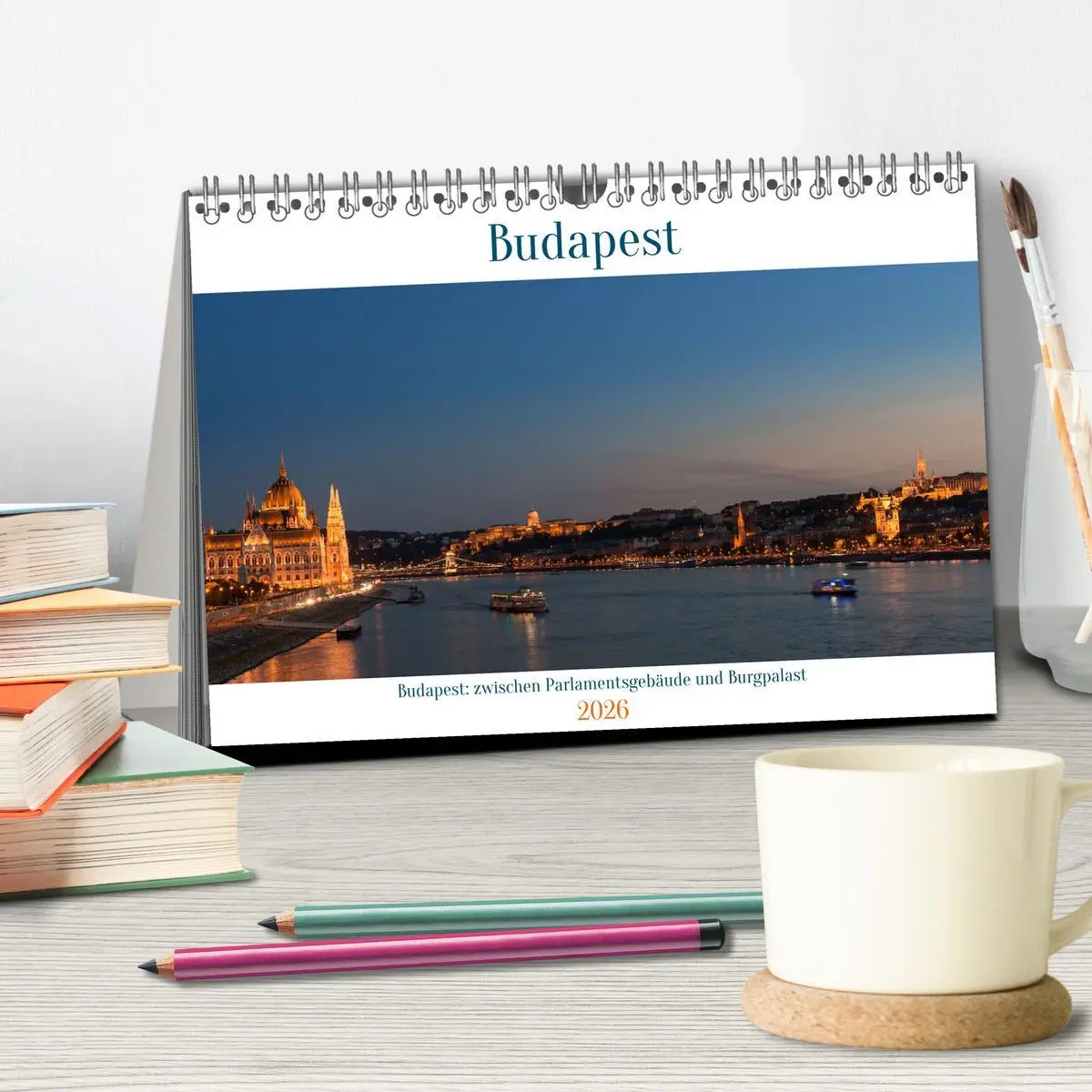 Bild: 9783457561959 | Budapest: zwischen Parlamentsgebäude und Burgpalast (Tischkalender...