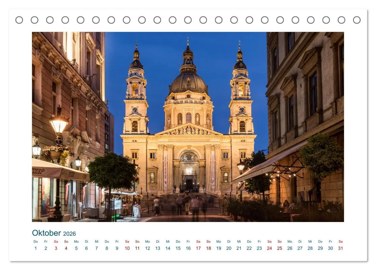 Bild: 9783457561959 | Budapest: zwischen Parlamentsgebäude und Burgpalast (Tischkalender...