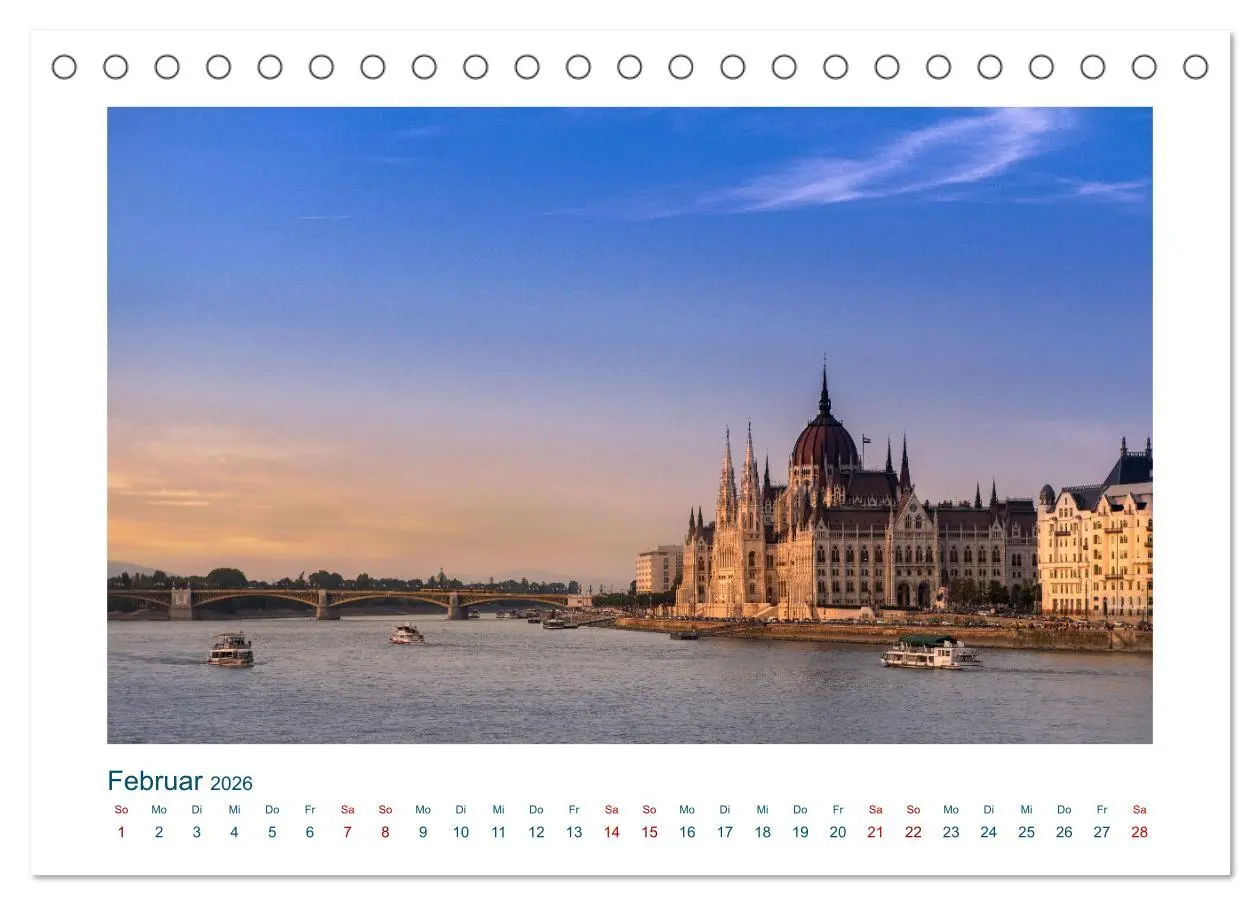 Bild: 9783457561959 | Budapest: zwischen Parlamentsgebäude und Burgpalast (Tischkalender...