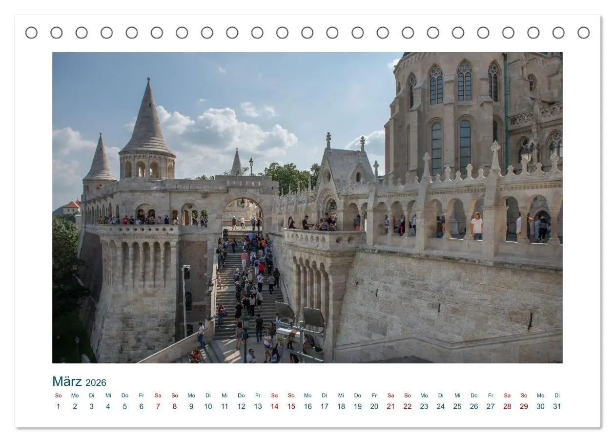 Bild: 9783457561959 | Budapest: zwischen Parlamentsgebäude und Burgpalast (Tischkalender...