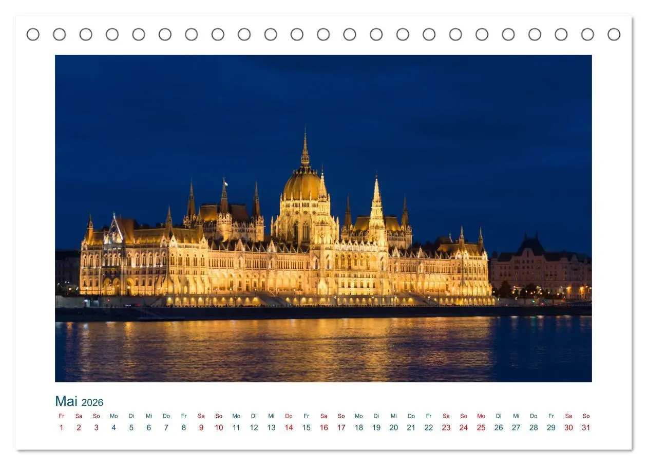 Bild: 9783457561959 | Budapest: zwischen Parlamentsgebäude und Burgpalast (Tischkalender...