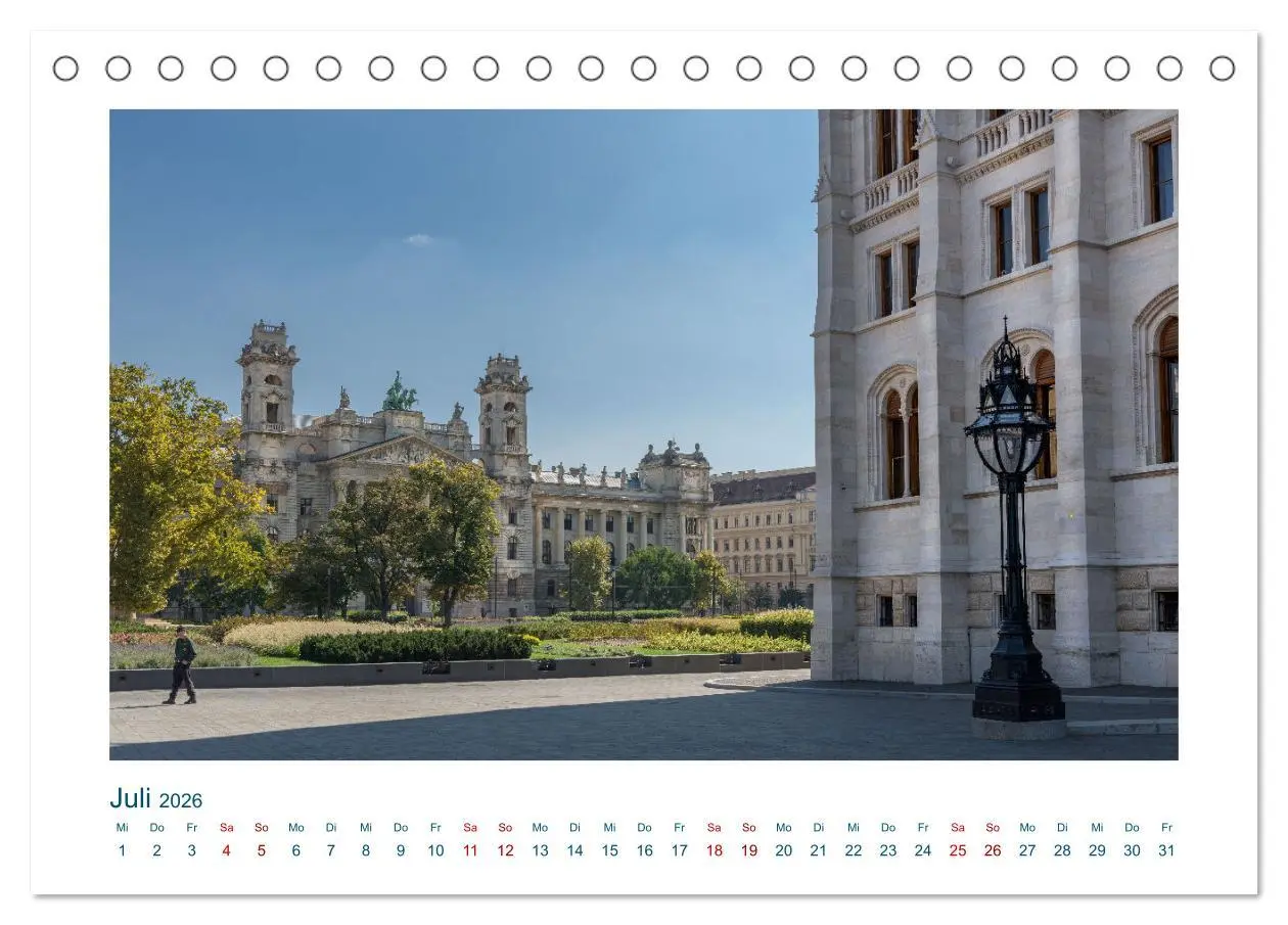 Bild: 9783457561959 | Budapest: zwischen Parlamentsgebäude und Burgpalast (Tischkalender...