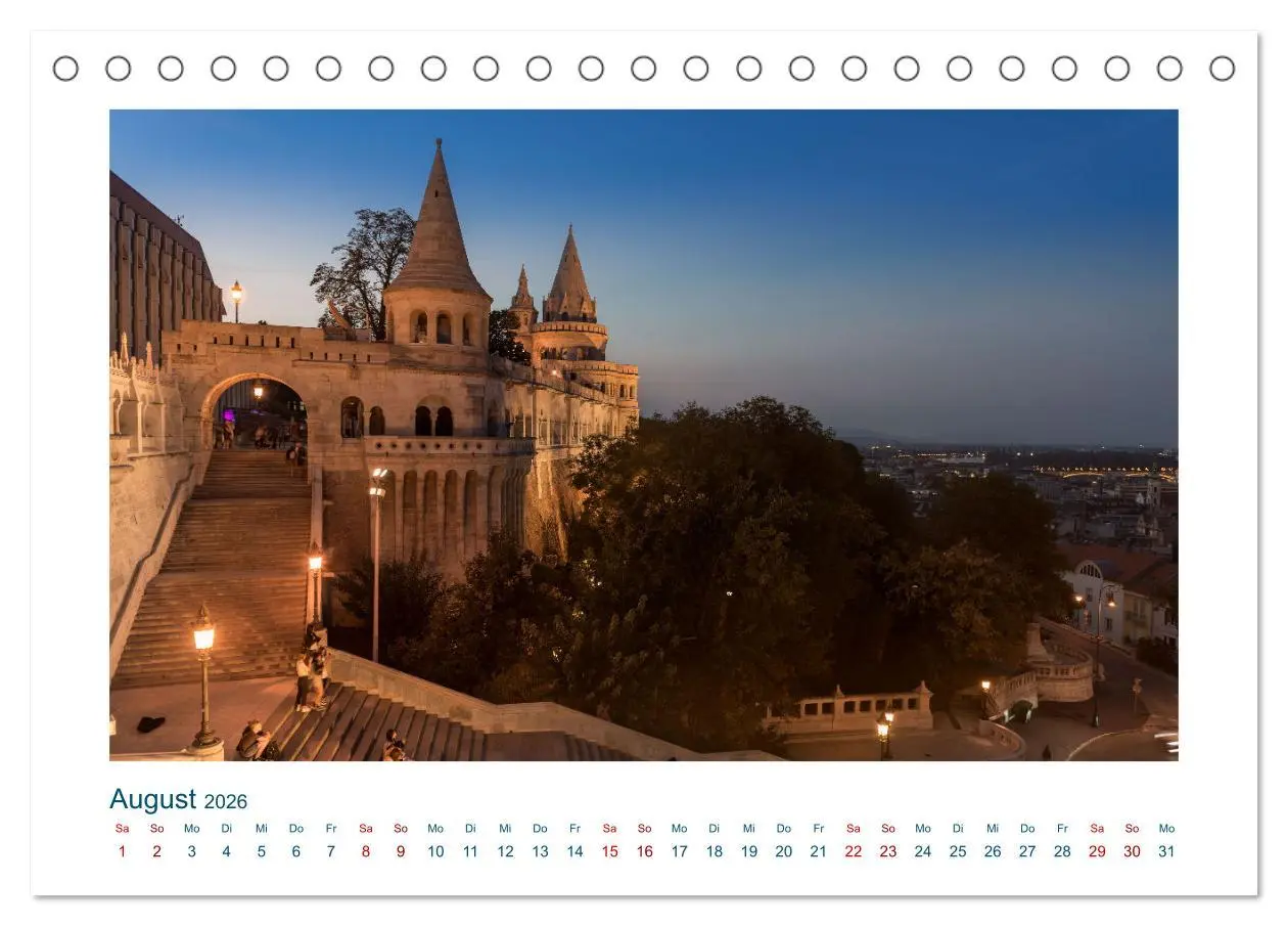 Bild: 9783457561959 | Budapest: zwischen Parlamentsgebäude und Burgpalast (Tischkalender...