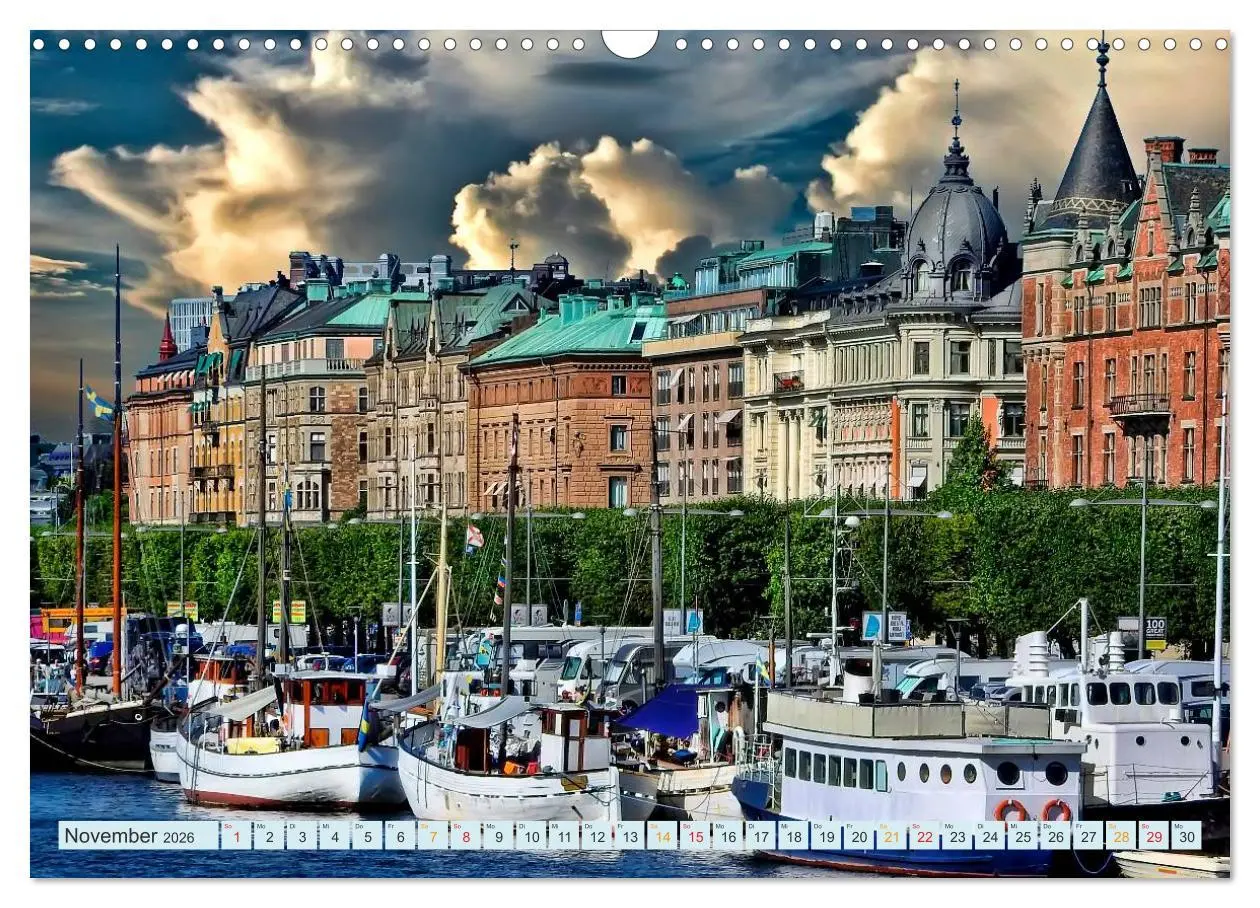 Bild: 9783516031959 | Stockholm - Venedig des Nordens (Wandkalender 2026 DIN A3 quer),...