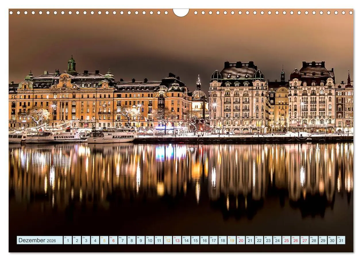 Bild: 9783516031959 | Stockholm - Venedig des Nordens (Wandkalender 2026 DIN A3 quer),...