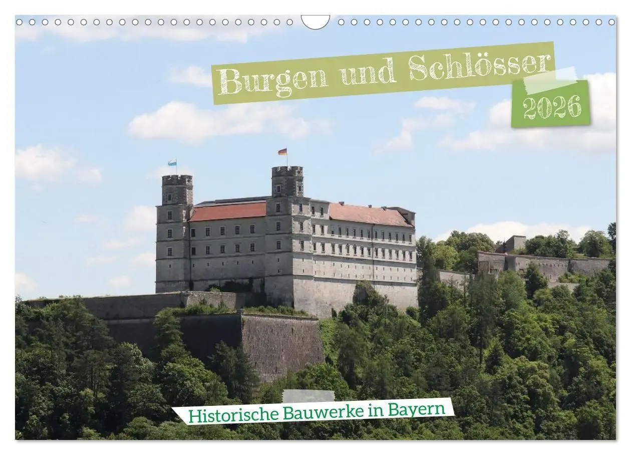 Cover: 9783516651959 | Burgen und Schlösser - Historische Bauwerke in Bayern (Wandkalender...