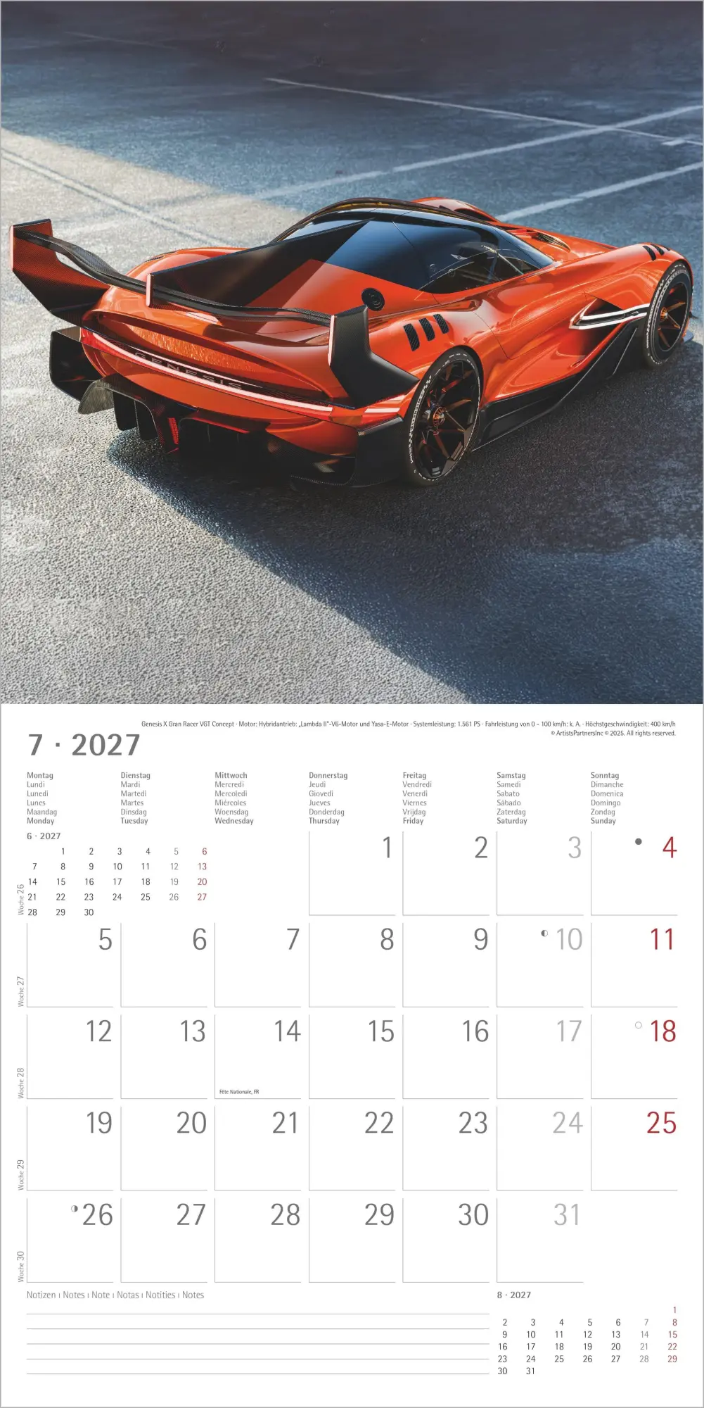 Bild: 4069095012059 | High Speed 2027 | Neumann Verlage GmbH &amp; Co KG | Kalender | 14 S.