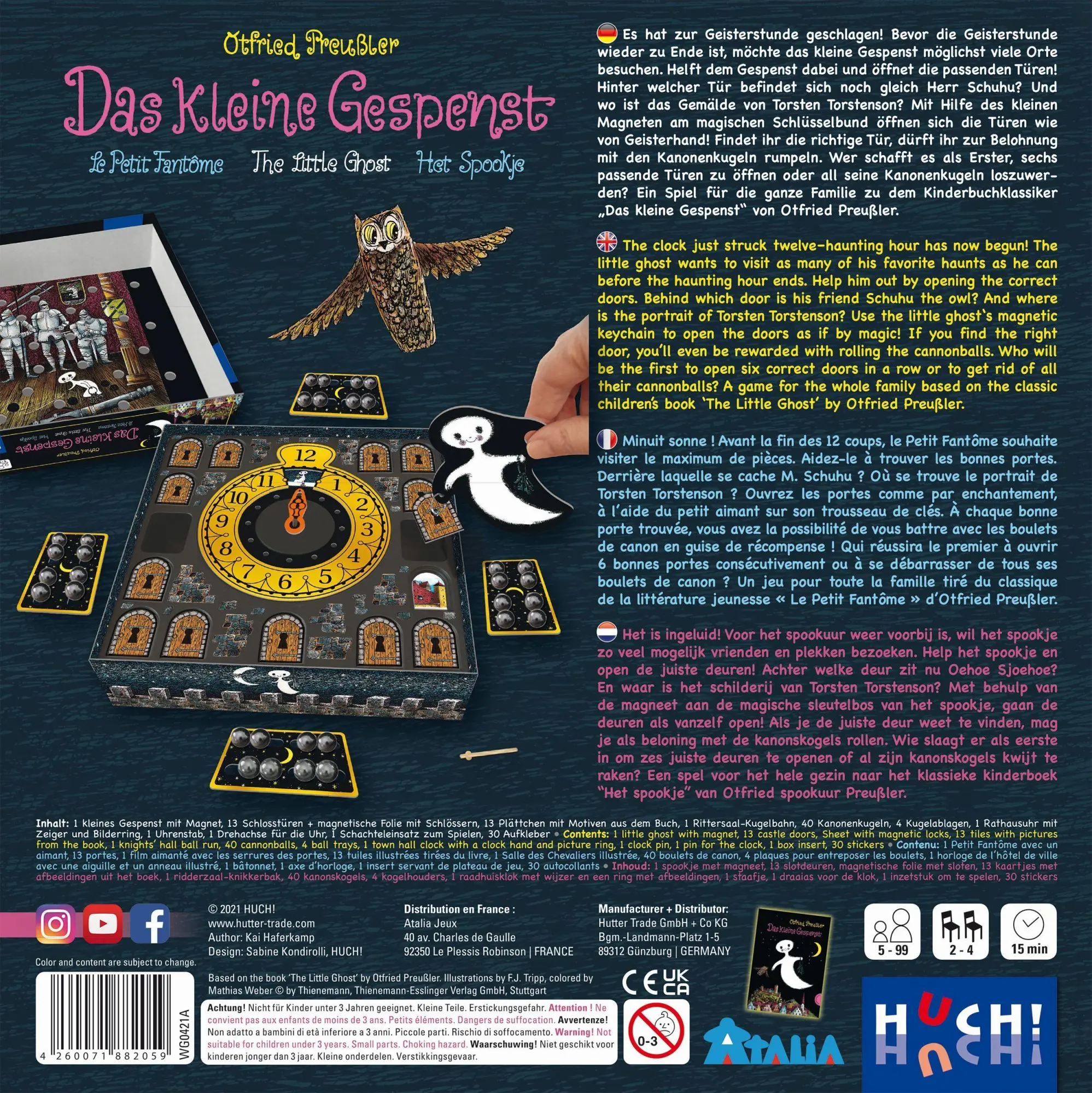 Bild: 4260071882059 | Das kleine Gespenst | Kai Haferkamp | Spiel | 882059 | Deutsch | 2022