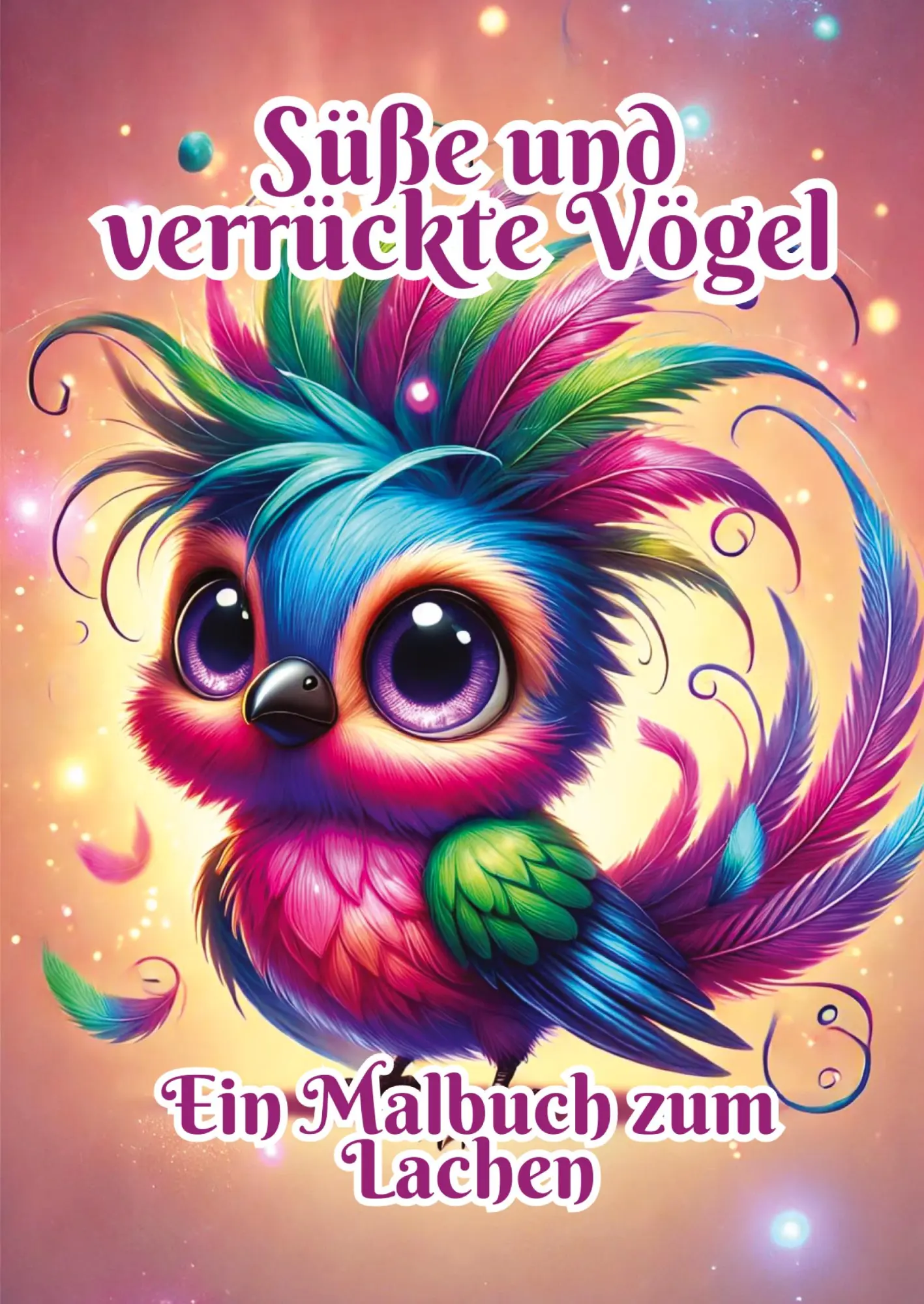Cover: 9783384332059 | Süße und verrückte Vögel | Ein Malbuch zum Lachen | Fabian Kluge