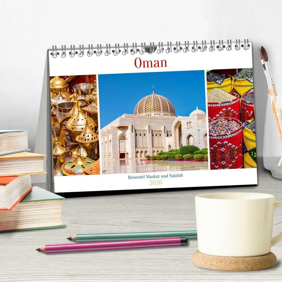 Bild: 9783457382059 | Oman - Reiseziel Maskat und Salalah (Tischkalender 2026 DIN A5...