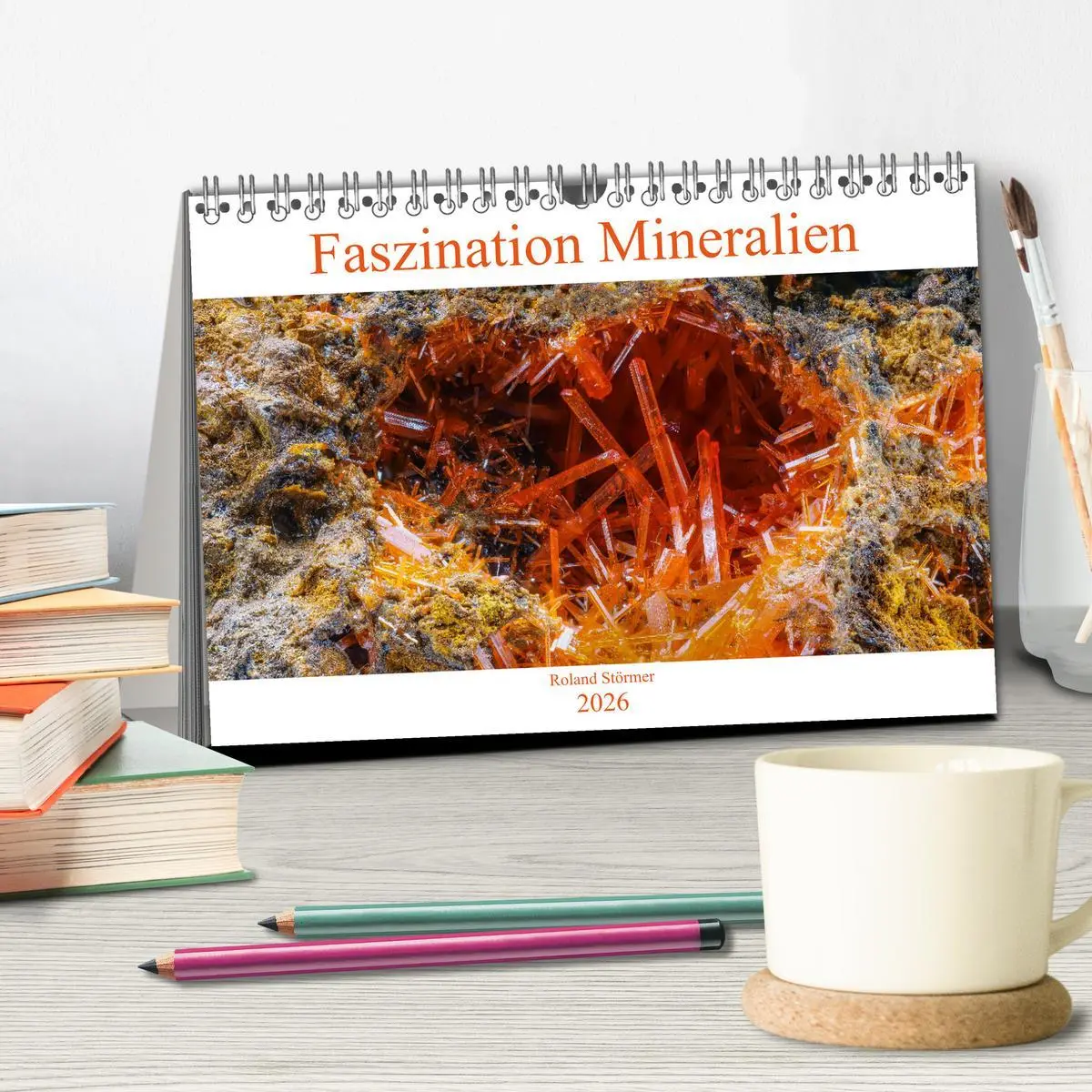Bild: 9783457832059 | Faszination Mineralien (Tischkalender 2026 DIN A5 quer), CALVENDO...