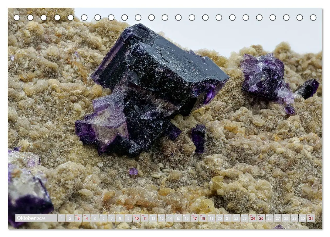 Bild: 9783457832059 | Faszination Mineralien (Tischkalender 2026 DIN A5 quer), CALVENDO...