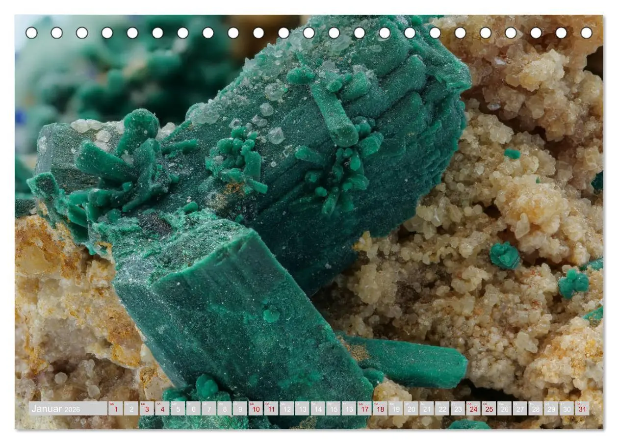 Bild: 9783457832059 | Faszination Mineralien (Tischkalender 2026 DIN A5 quer), CALVENDO...