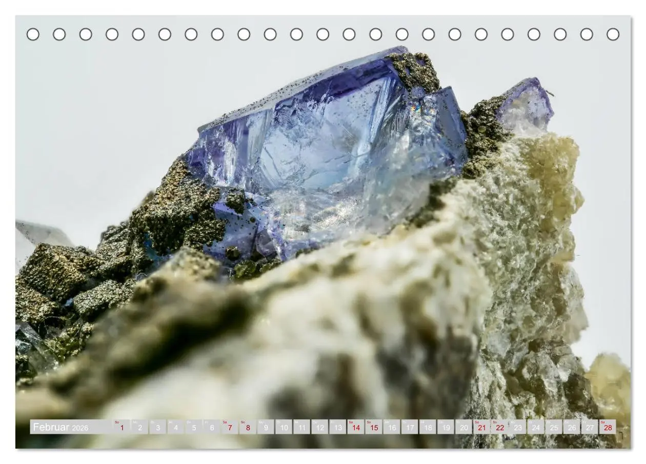 Bild: 9783457832059 | Faszination Mineralien (Tischkalender 2026 DIN A5 quer), CALVENDO...