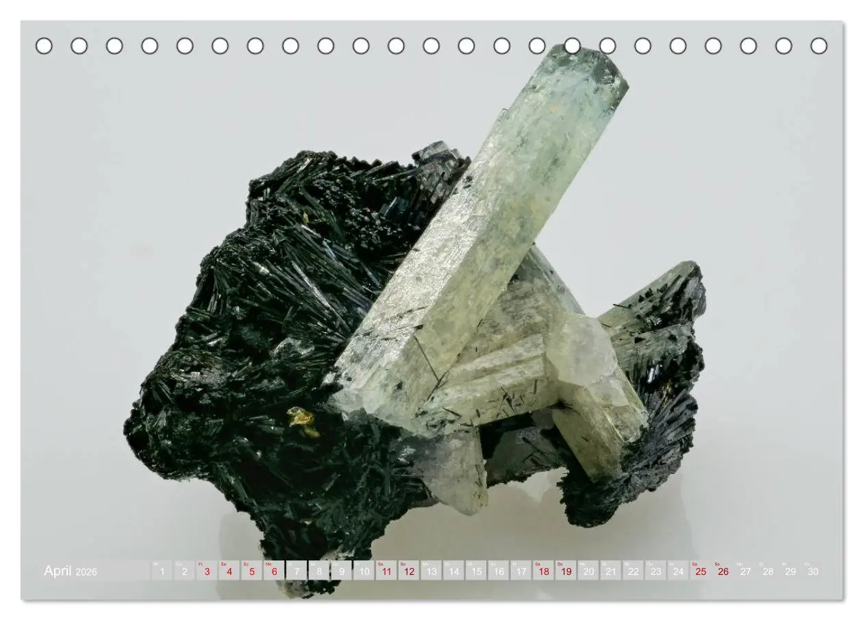 Bild: 9783457832059 | Faszination Mineralien (Tischkalender 2026 DIN A5 quer), CALVENDO...