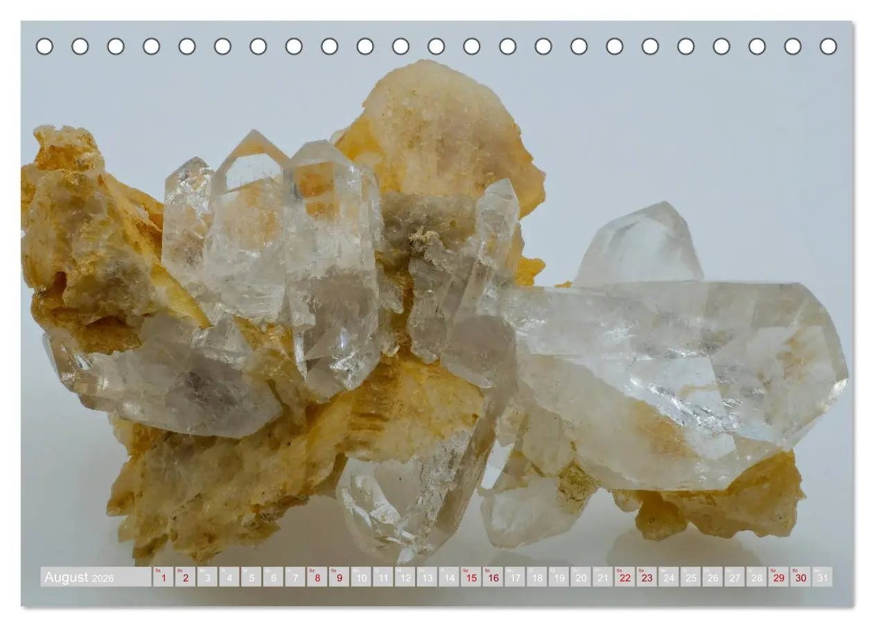 Bild: 9783457832059 | Faszination Mineralien (Tischkalender 2026 DIN A5 quer), CALVENDO...