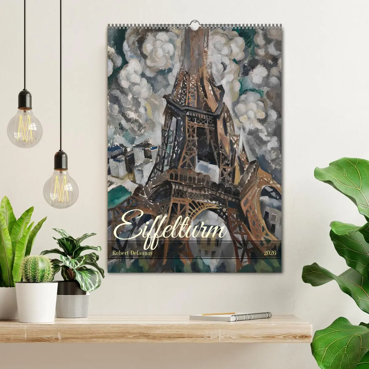Bild: 9783516302059 | Eiffelturm - Robert Delaunay (Wandkalender 2026 DIN A2 hoch),...
