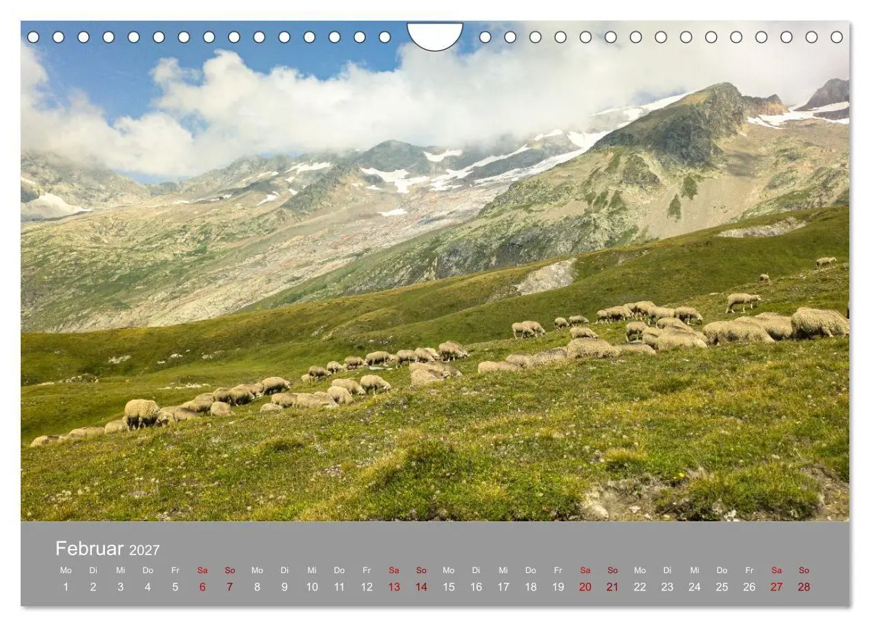 Bild: 9783516782059 | TMB - Mont Blanc (Wandkalender 2027 DIN A4 quer), CALVENDO...