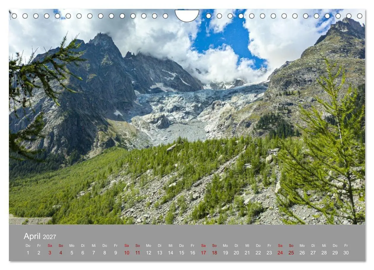 Bild: 9783516782059 | TMB - Mont Blanc (Wandkalender 2027 DIN A4 quer), CALVENDO...