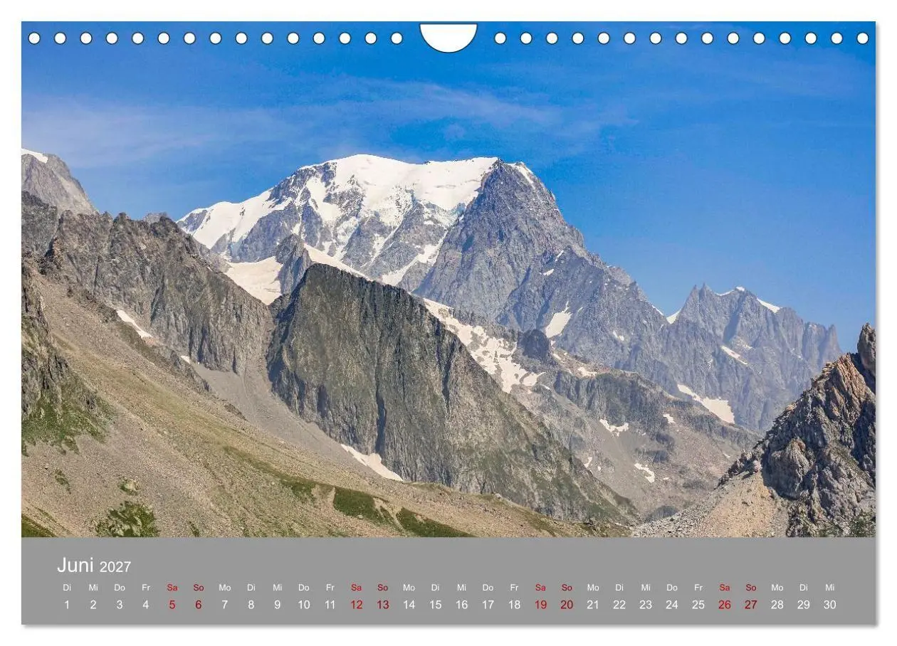 Bild: 9783516782059 | TMB - Mont Blanc (Wandkalender 2027 DIN A4 quer), CALVENDO...
