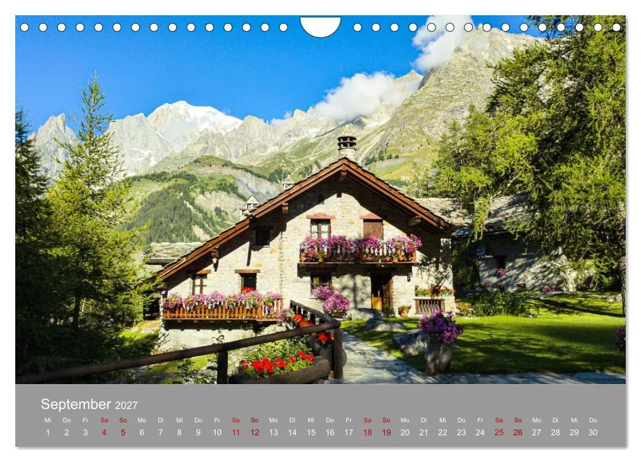Bild: 9783516782059 | TMB - Mont Blanc (Wandkalender 2027 DIN A4 quer), CALVENDO...