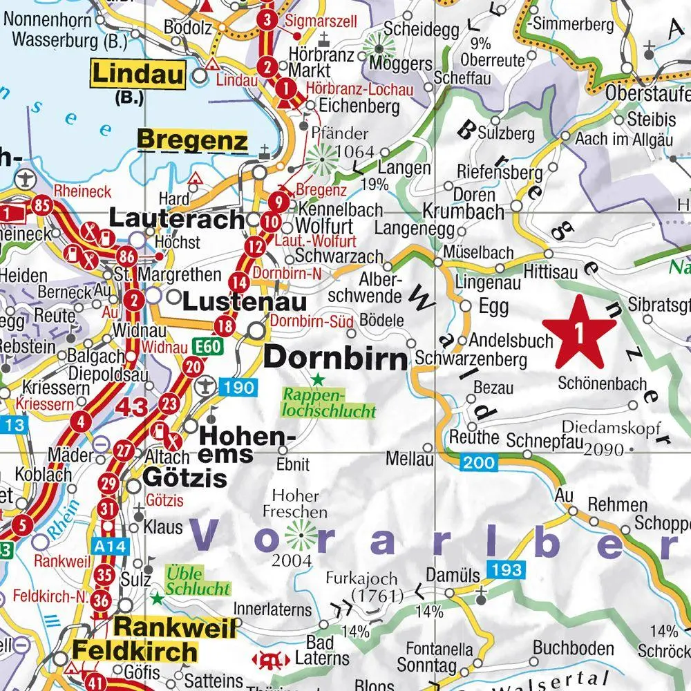 Bild: 9783575022059 | MARCO POLO Reisekarte Österreich 1:400.000 | (Land-)Karte | Deutsch