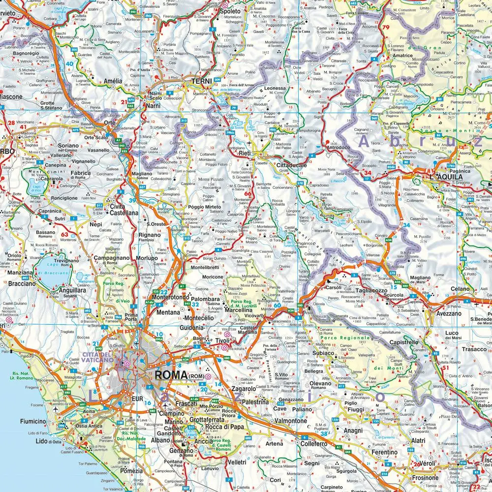 Bild: 9783707922059 | Italien, Straßenkarte 1:600.000, freytag &amp; berndt | freytag &amp; berndt