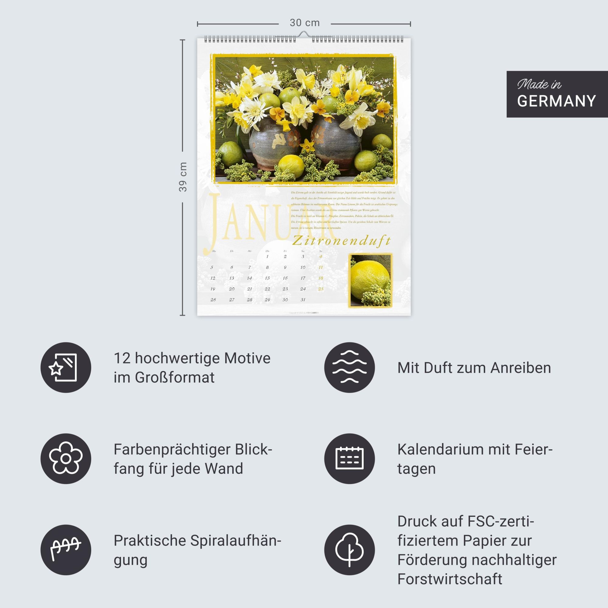 Bild: 9783839902059 | Duftkalender 2026 | Rita Bellmann | Kalender | Spiralbindung | 14 S.