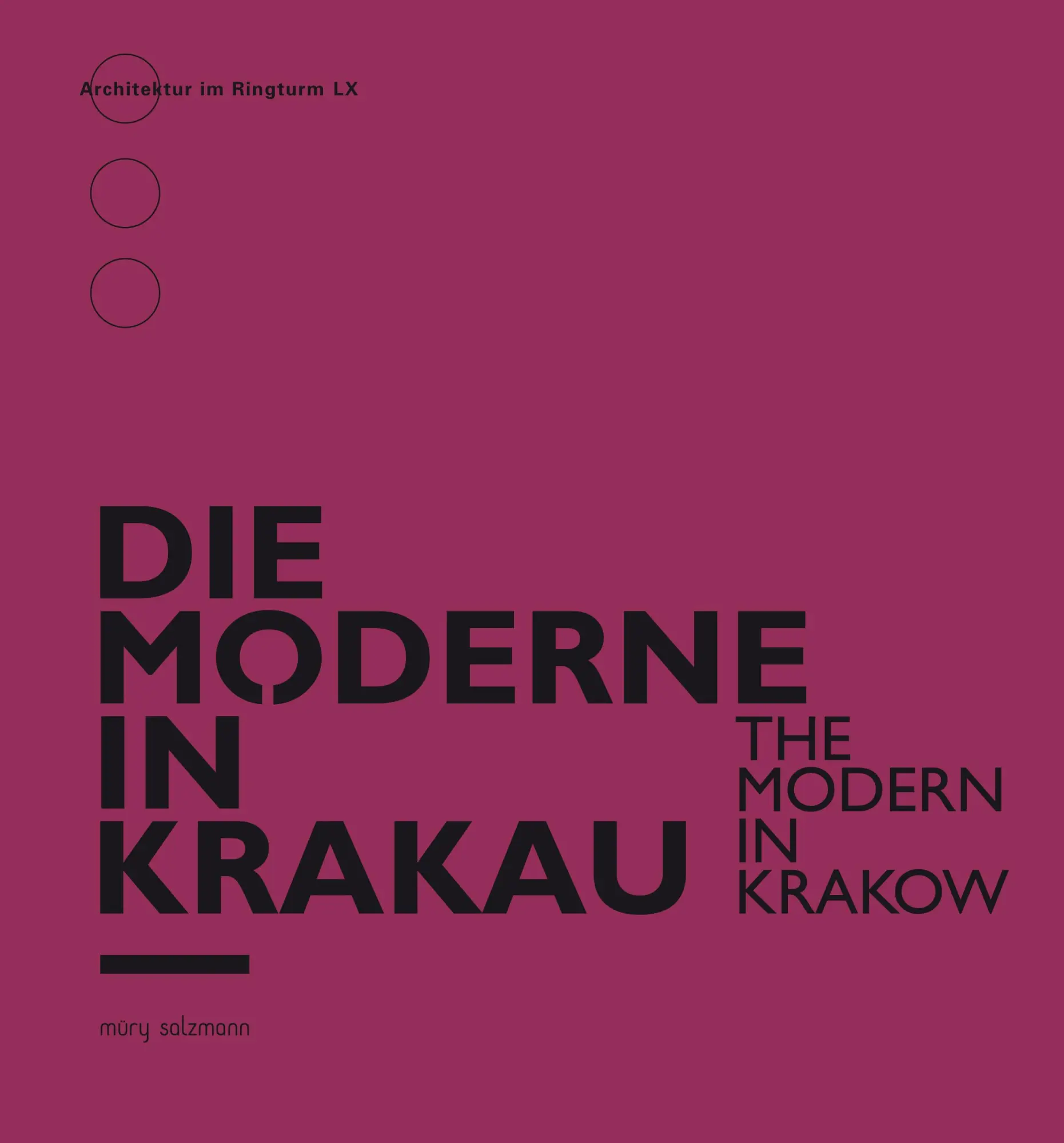 Cover: 9783990142059 | Die Moderne in Krakau | Modernity in Kraków | Adolph Stiller | Buch