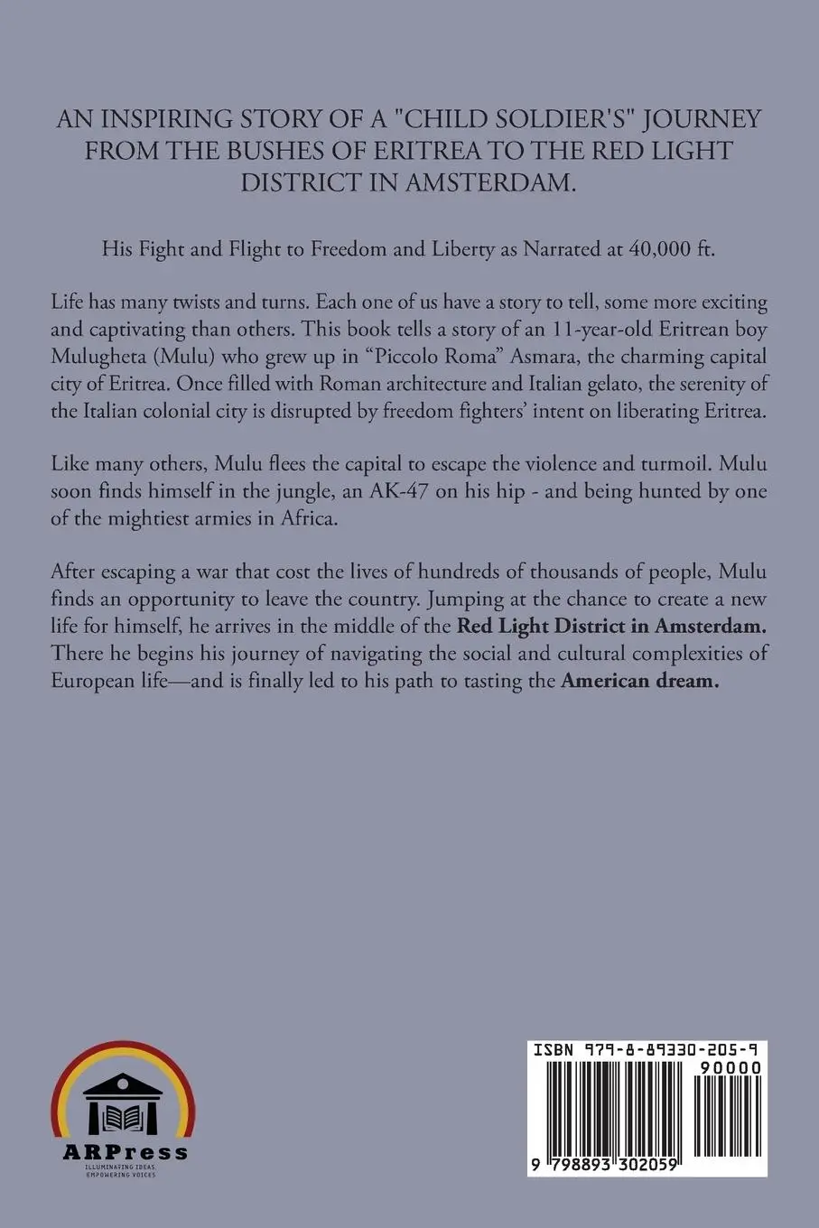 Rückseite: 9798893302059 | The 11 Year Old Man | His Fight and Flight To Freedom and Liberty