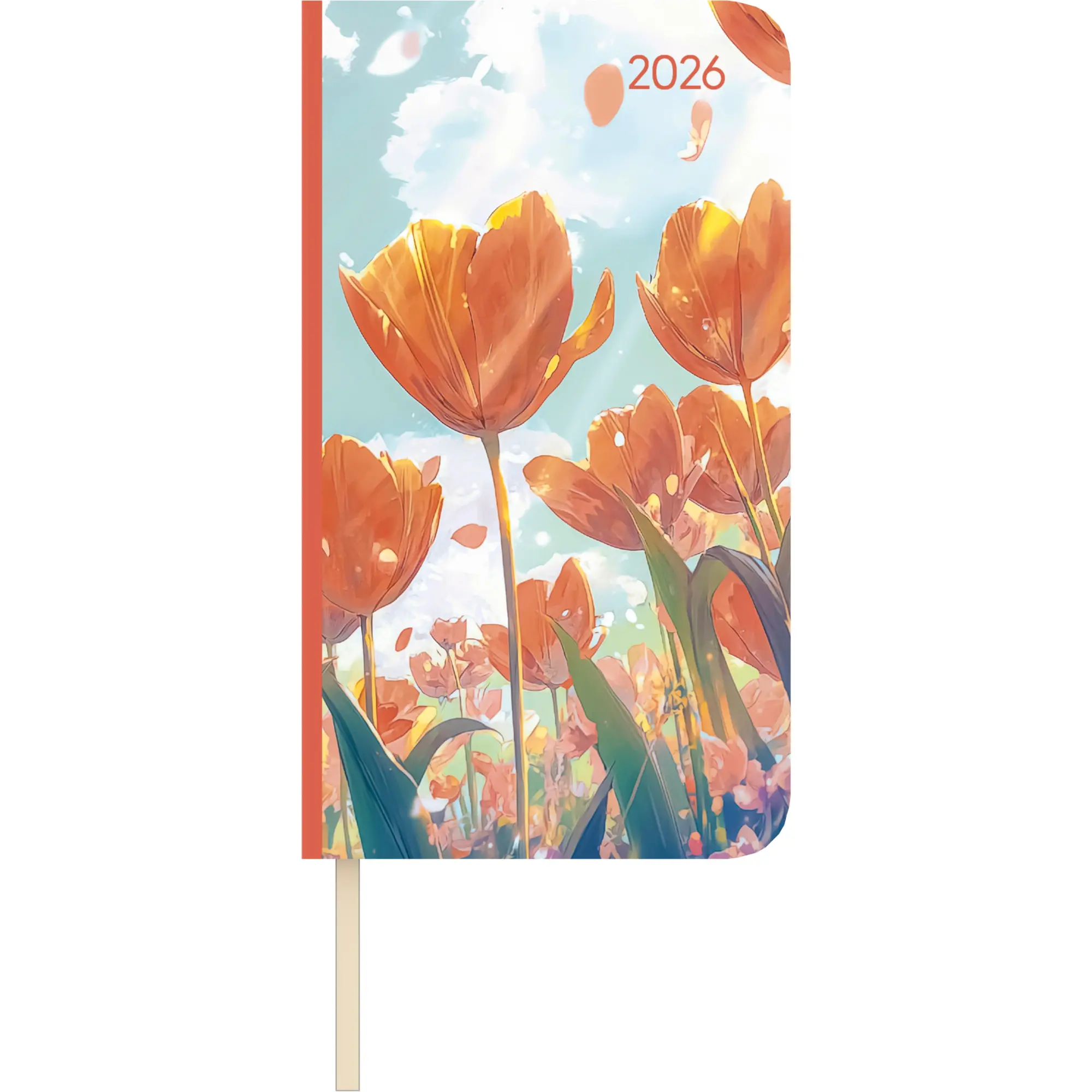 Cover: 4069095002159 | Lady Journal Slim Blütenmeer 2026 - Taschen-Kalender 9x15,6 cm -...