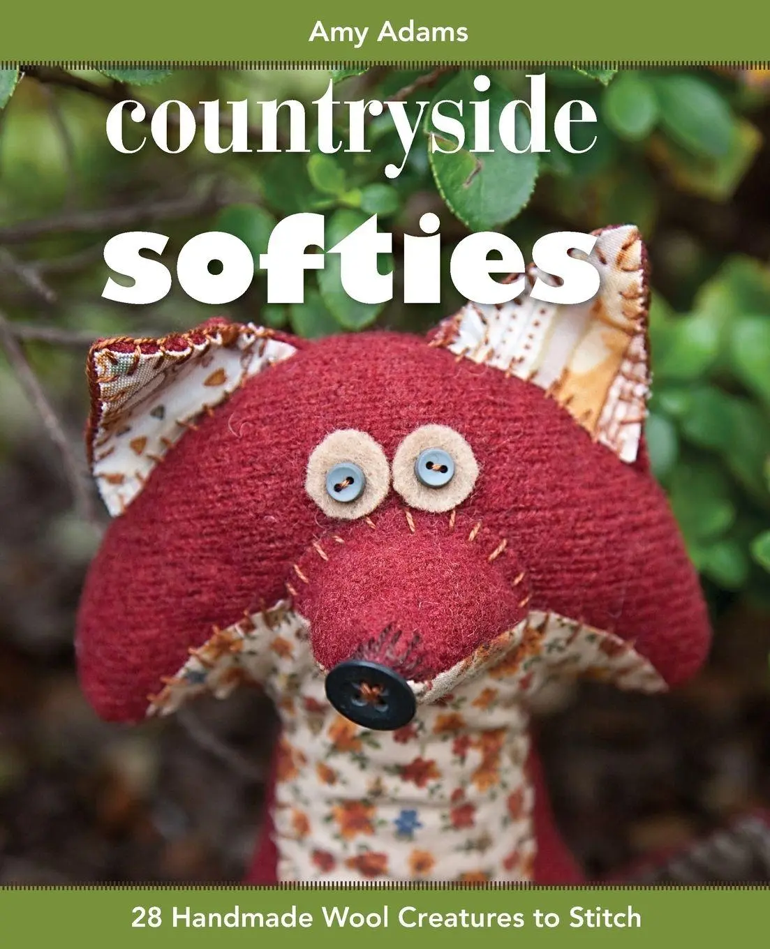 Cover: 9781607052159 | Countryside Softies | 28 Handmade Wood Creatures to Stitch | Amy Adams