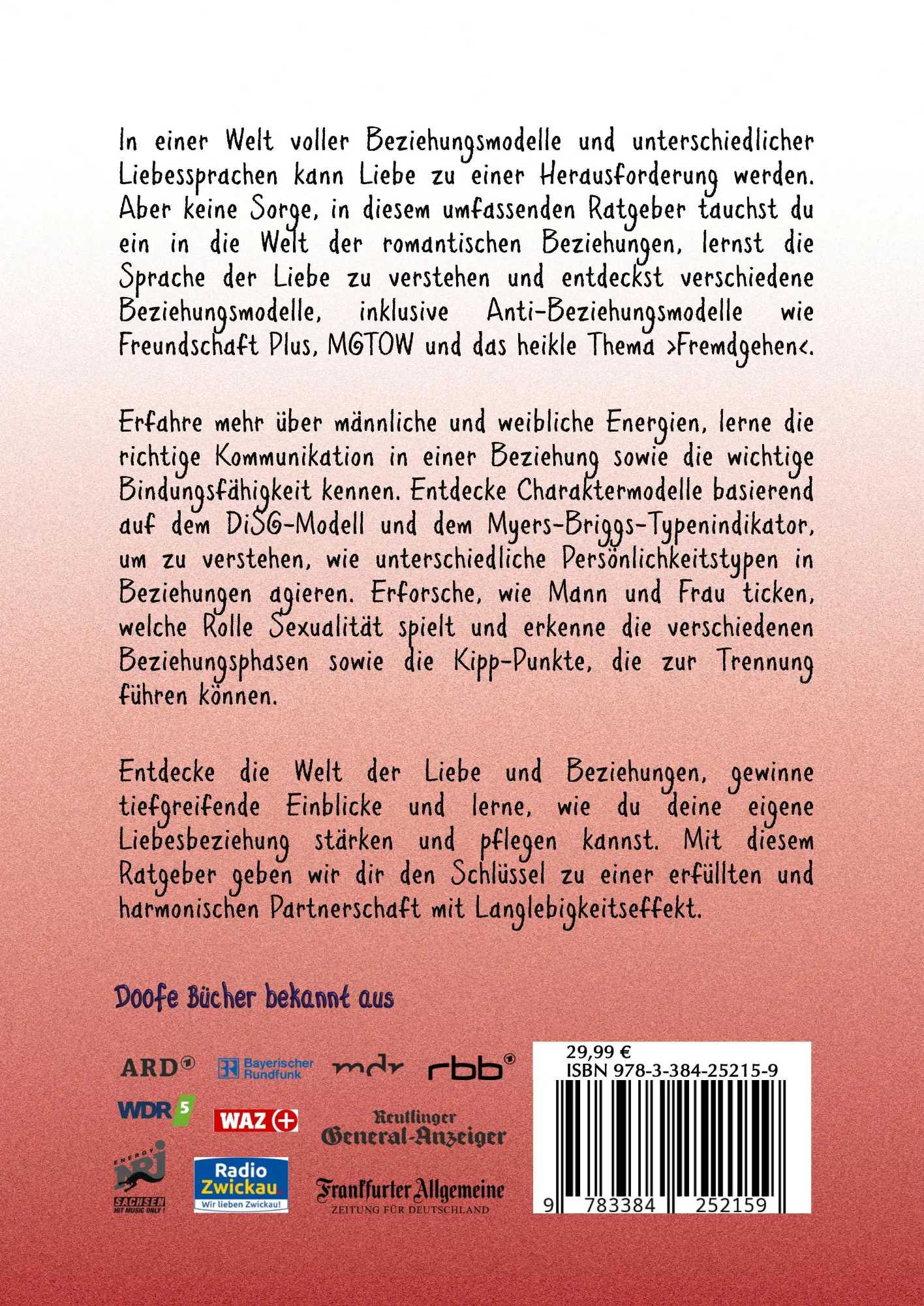 Rückseite: 9783384252159 | Beziehungsdoof - Dein Schlüssel zu erfüllten Beziehungen: Ein...