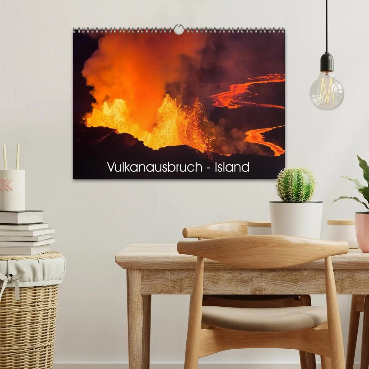 Bild: 9783516082159 | Vulkanausbruch - Island (Wandkalender 2026 DIN A3 quer), CALVENDO...