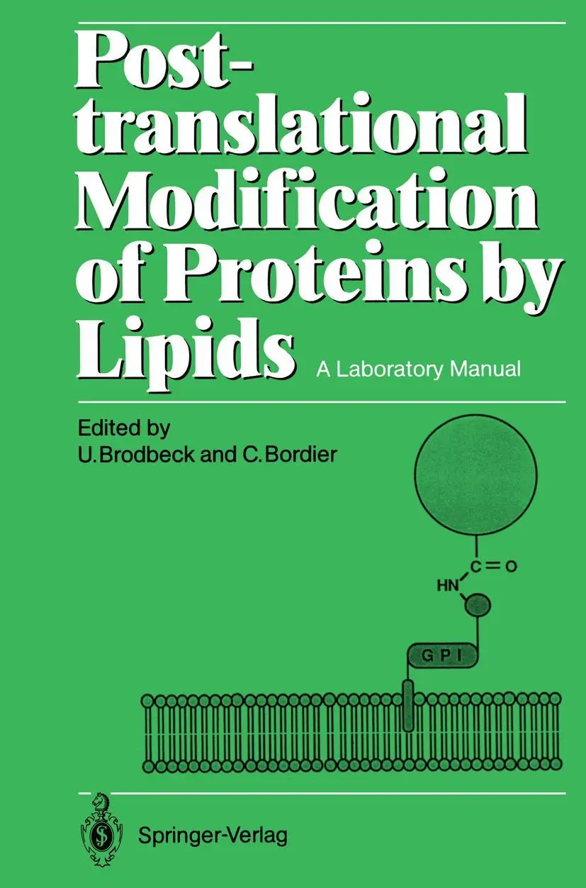Cover: 9783540502159 | Post-translational Modification of Proteins by Lipids | Taschenbuch