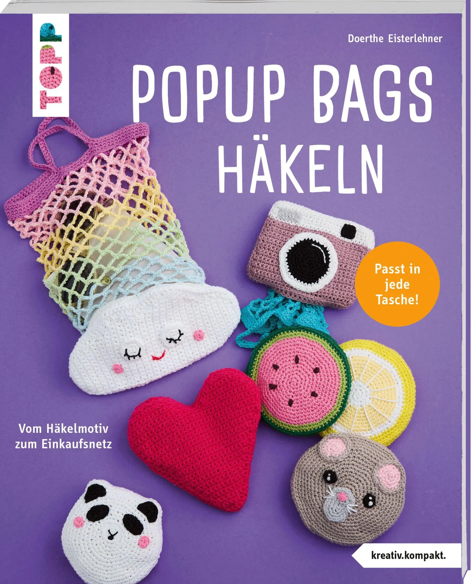 Cover: 9783735872159 | Popup Bags häkeln (kreativ.kompakt.) | Vom Häkelmotiv zum Einkaufsnetz