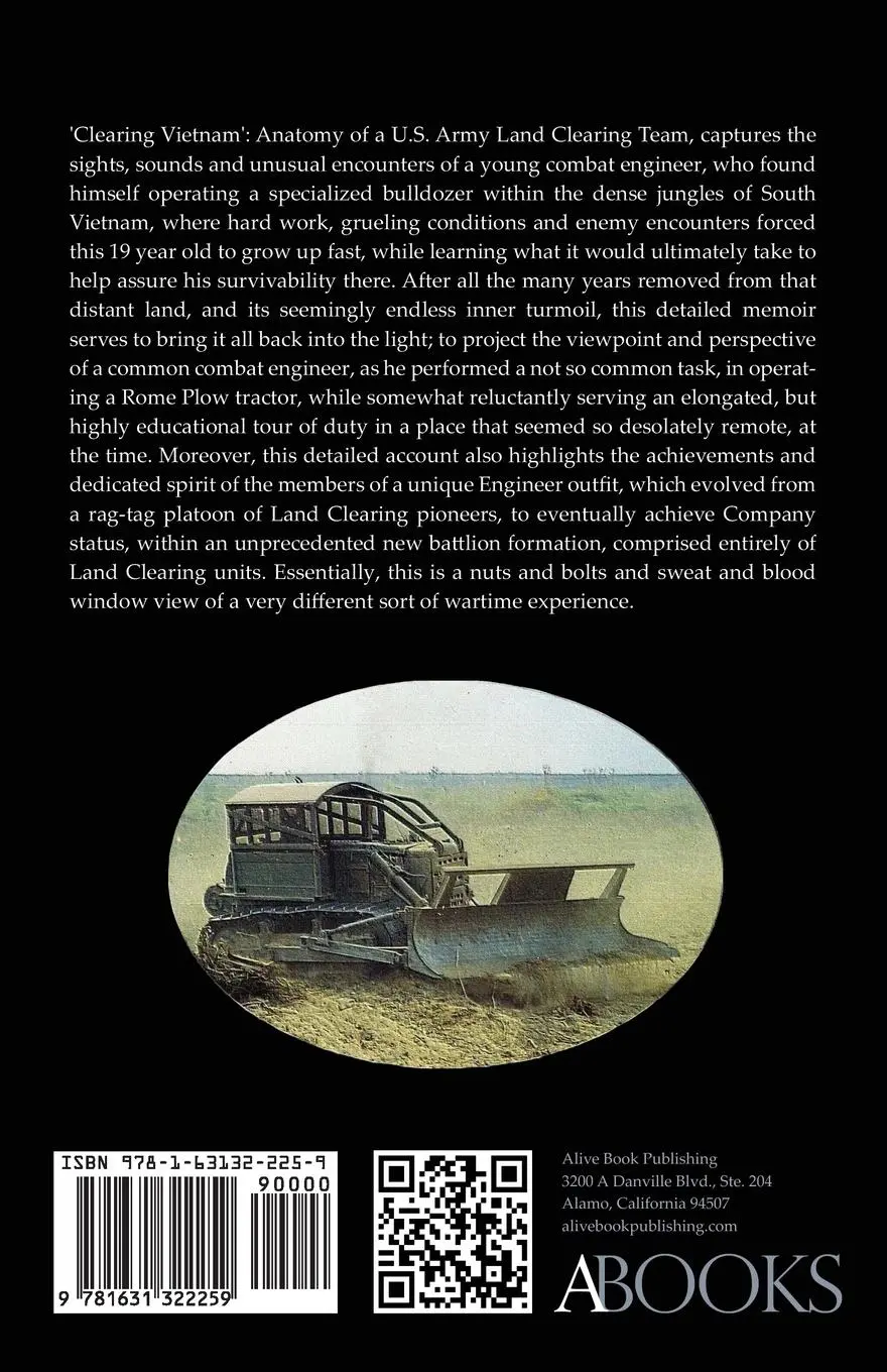 Rückseite: 9781631322259 | Clearing Vietnam | Anatomy of a U.S. Army Land Clearing Team | Brown