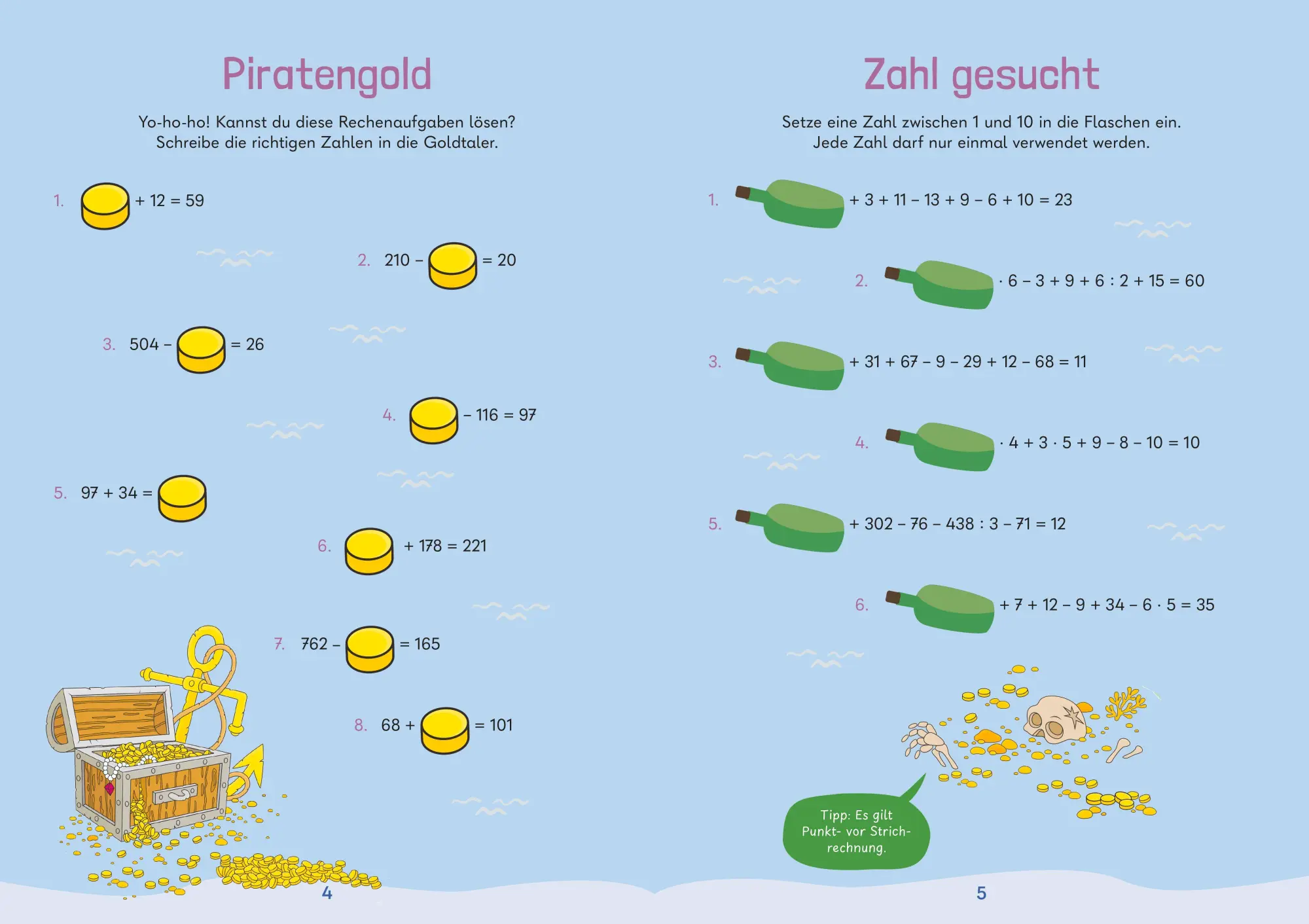 Bild: 9783411722259 | Mein megacooles Rätselbuch - Rechnen Logik Spaß mit Zahlen - ab 8...